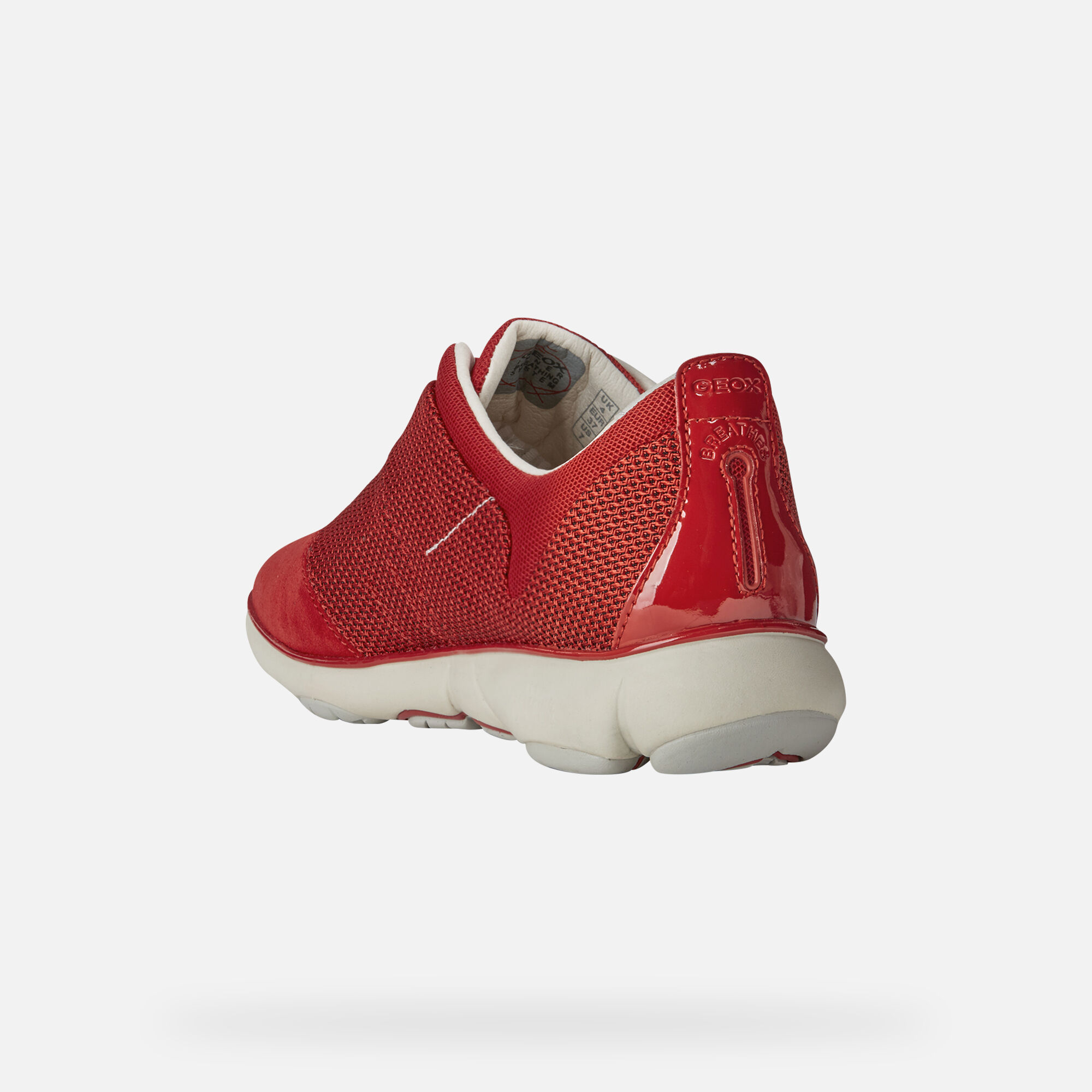 Geox® NEBULA Woman: Red Sneakers | Geox 