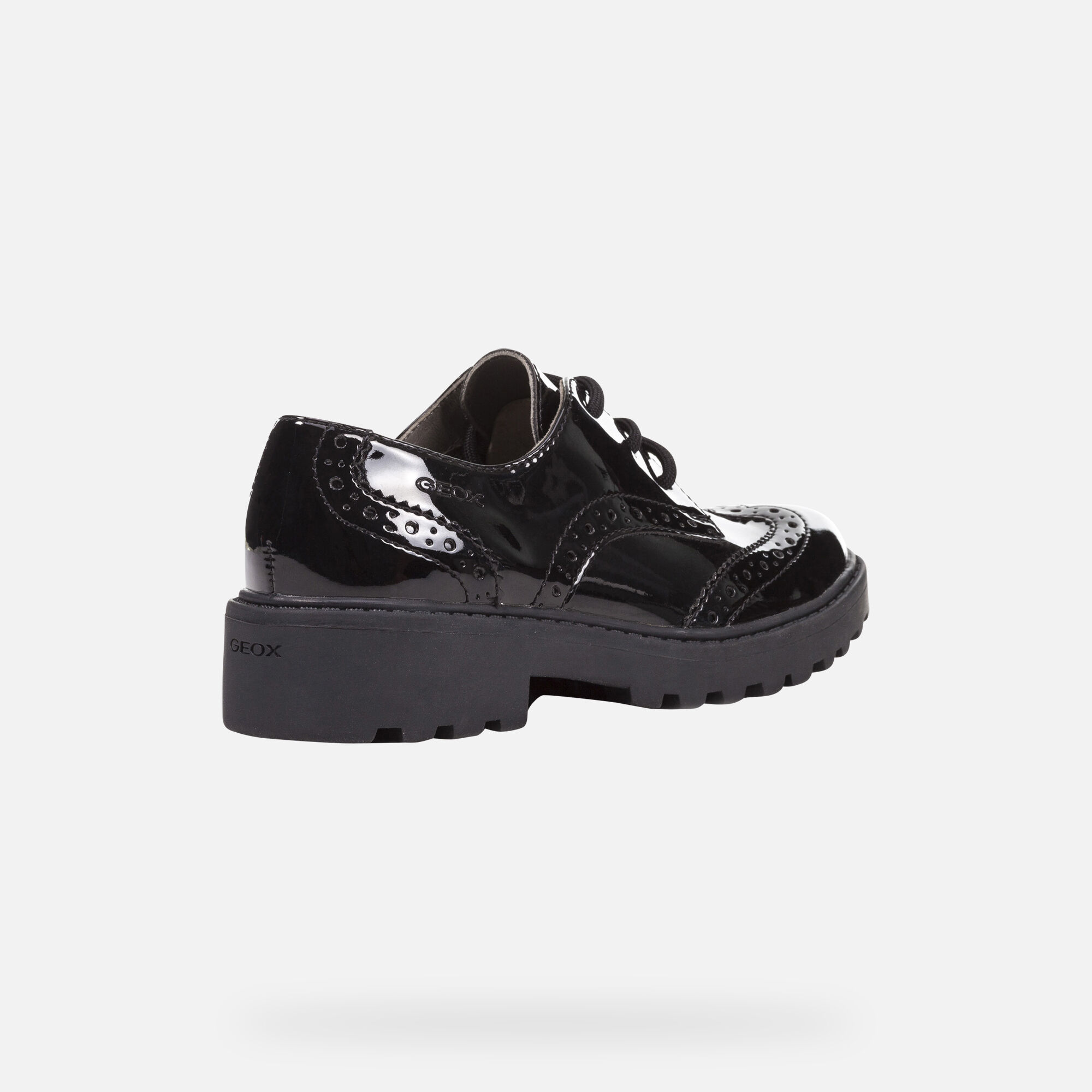 geox girls black shoes