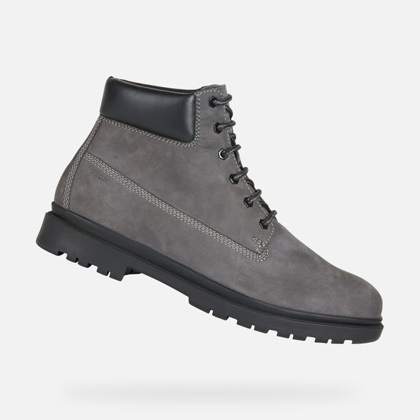 Geox® ANDALO Man: Dark grey Ankle Boots | Geox® FW21