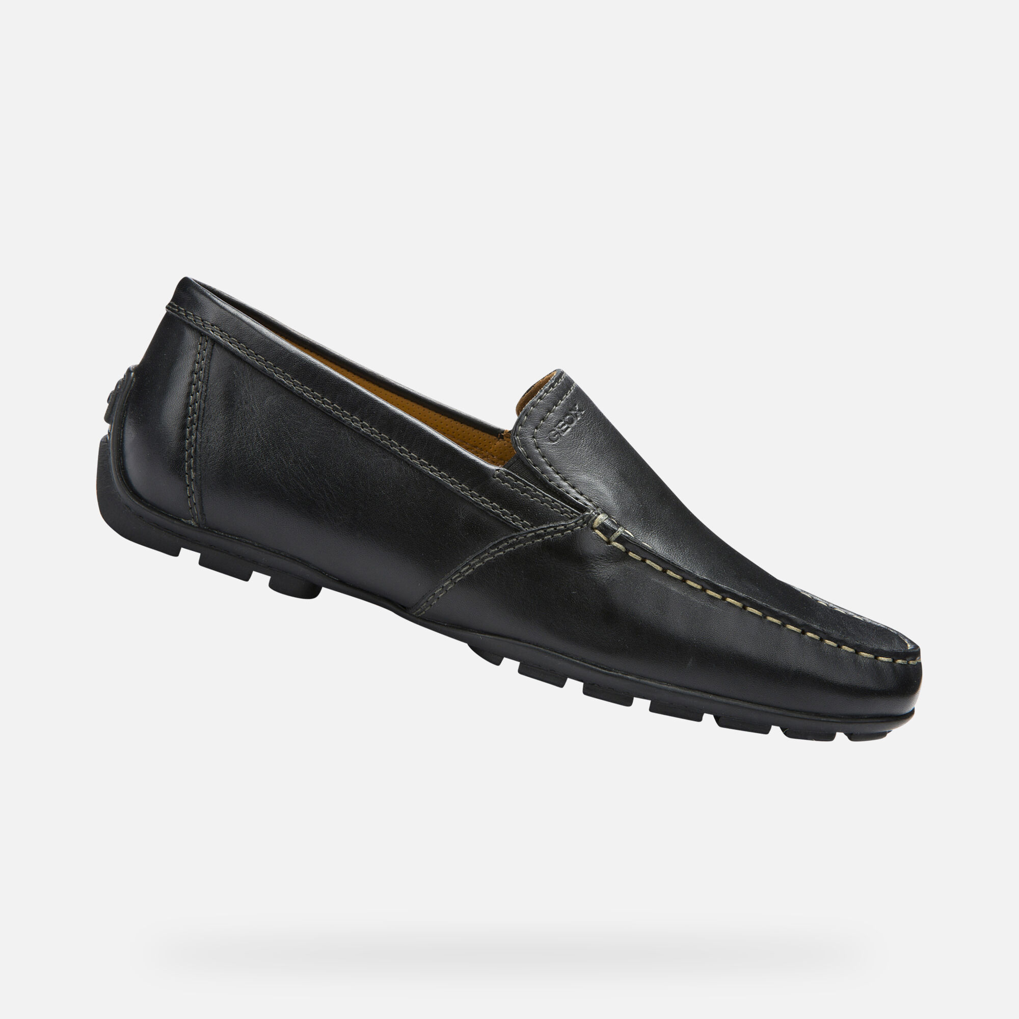 Geox® MONER Man: Black Loafers | FW21 Geox®