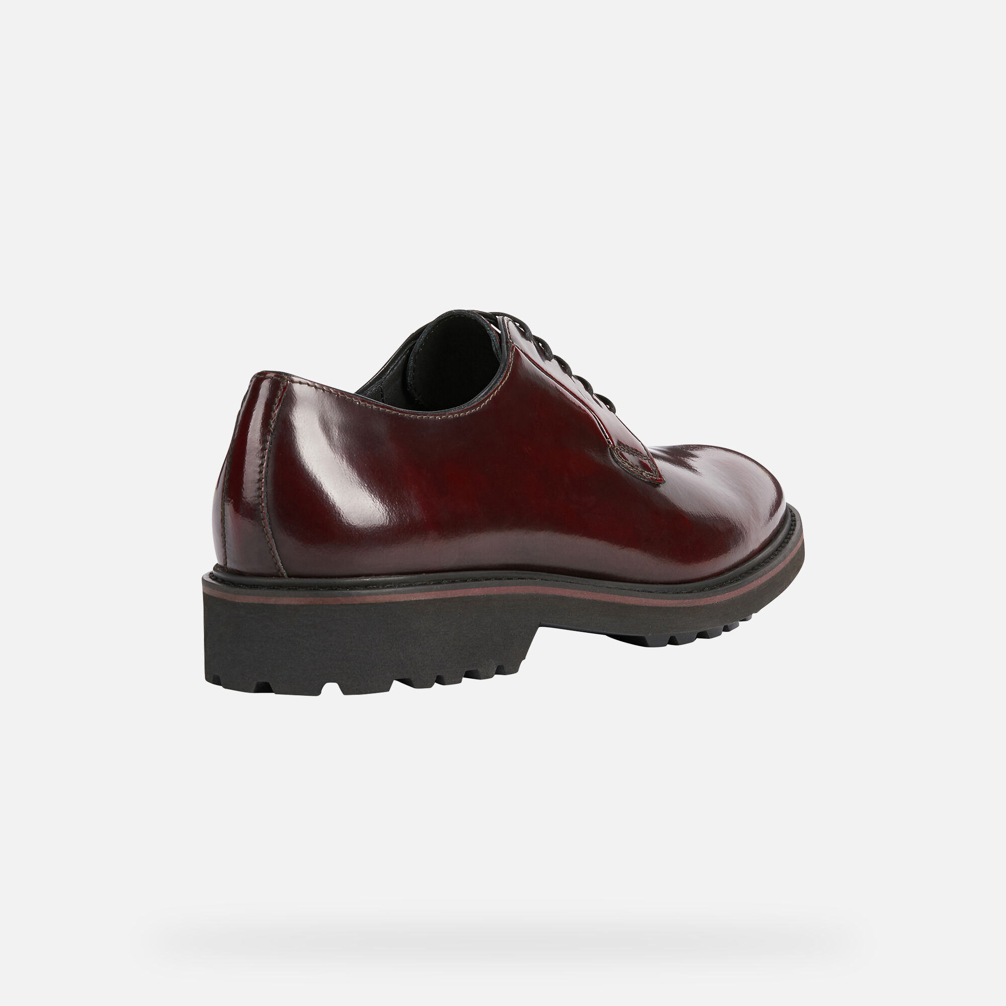 geox burgundy shoes