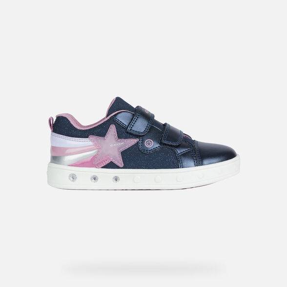 Geox SKYLIN Junior Girl: Navy blue Sneakers | FW20 Geox®