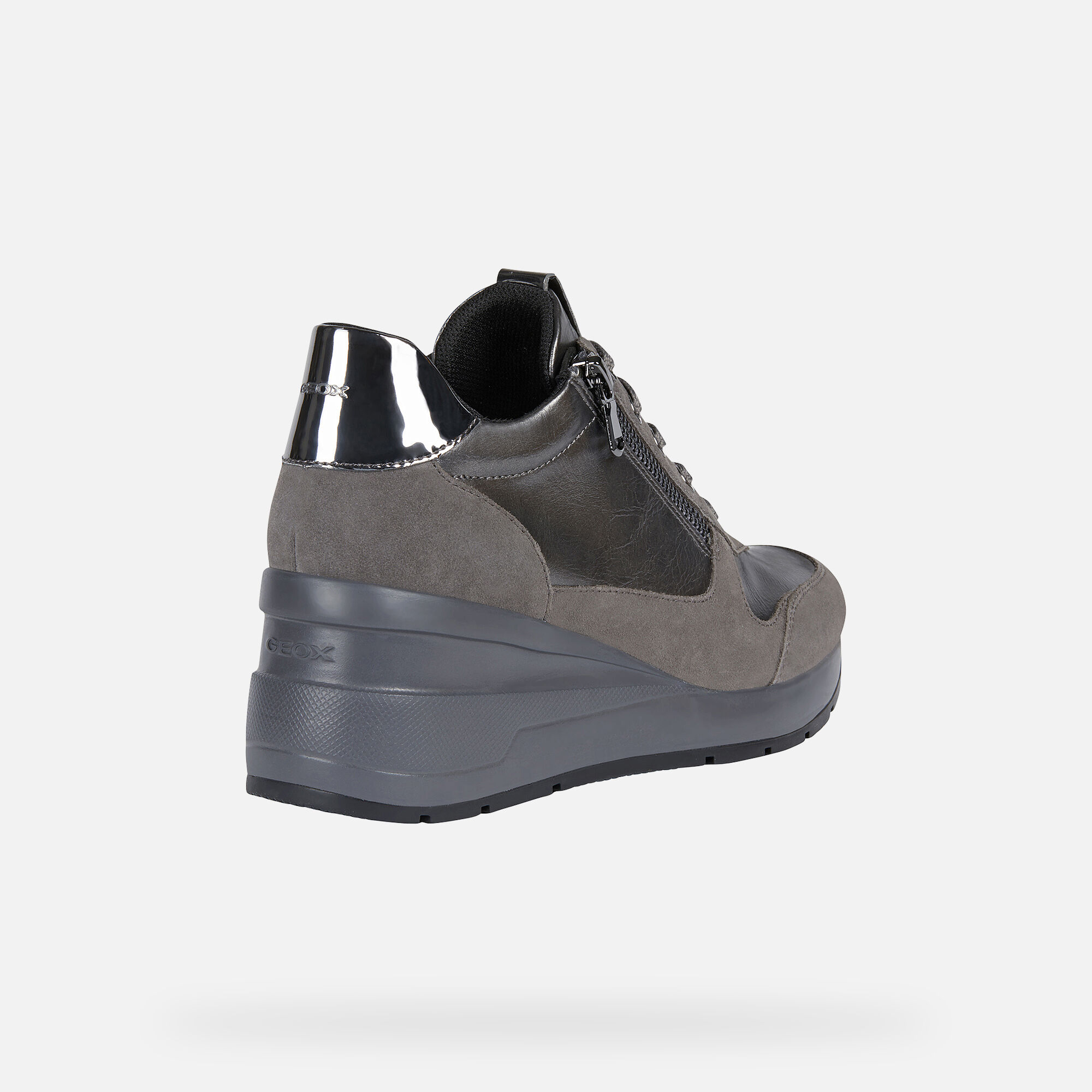 Geox ZOSMA Woman: Grey Sneakers | Geox 
