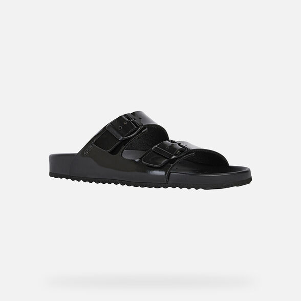 Geox® BRIONIA Woman Black Sandals | Geox® 2021