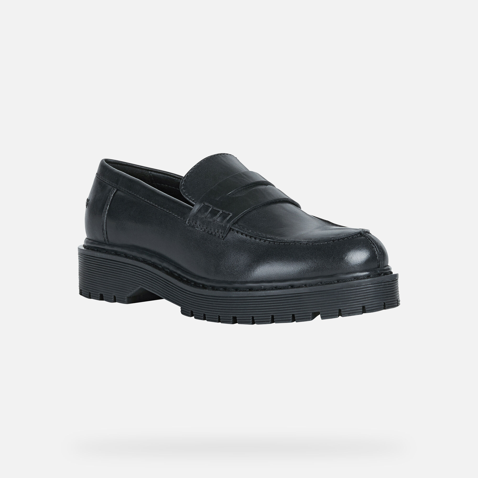 Geox® BLEYZE Woman: Black Loafers 
