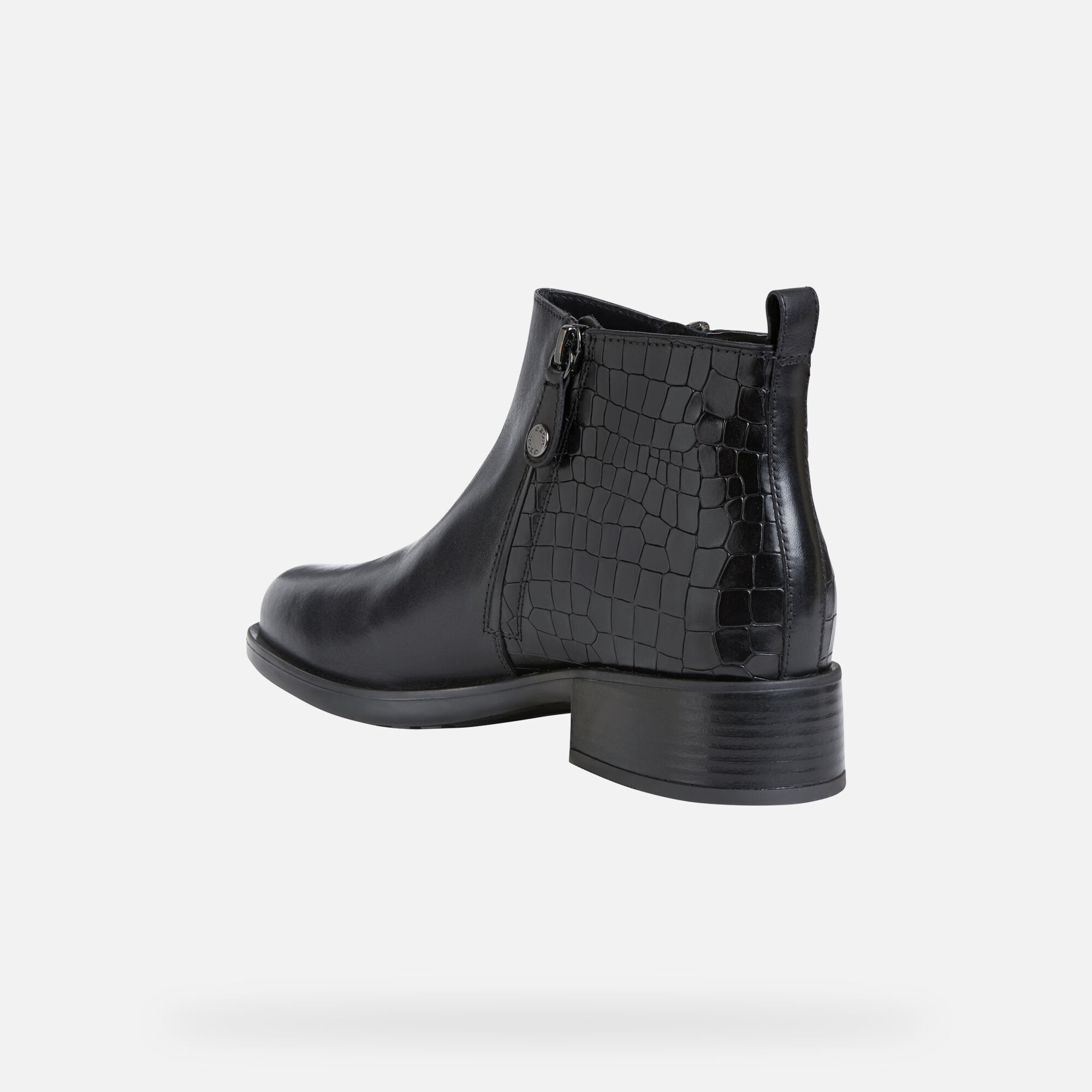 Geox® RESIA Woman: Black Ankle Boots 