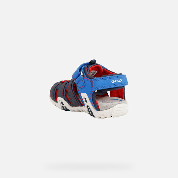 Geox Sandal Kraze Bebe Garcon Sandales Bleu Roi Geox 21