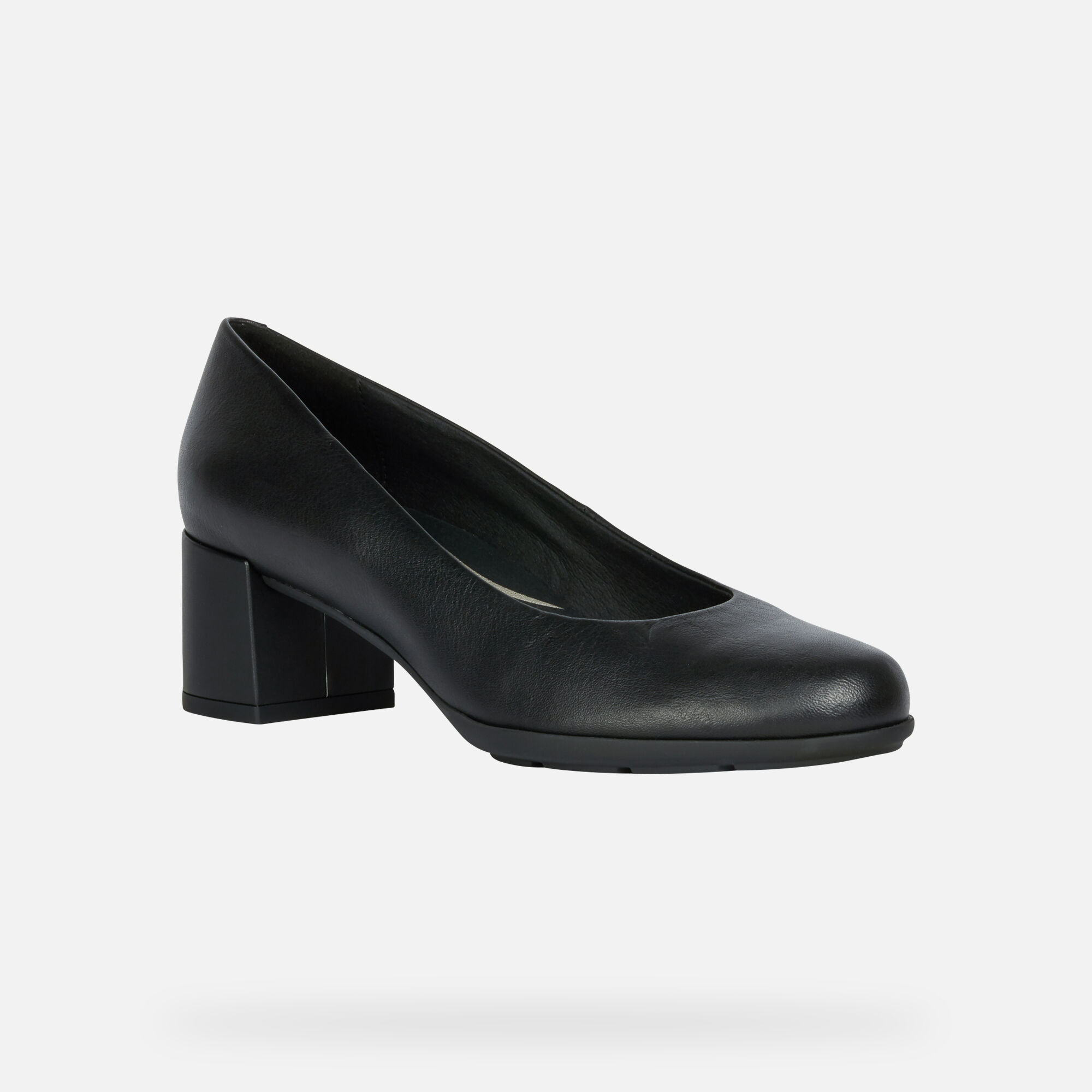geox black heels