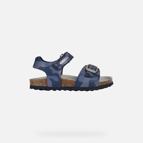 Geox Sandal Chalki Bebe Garcon Sandales Bleu Marine Geox P E