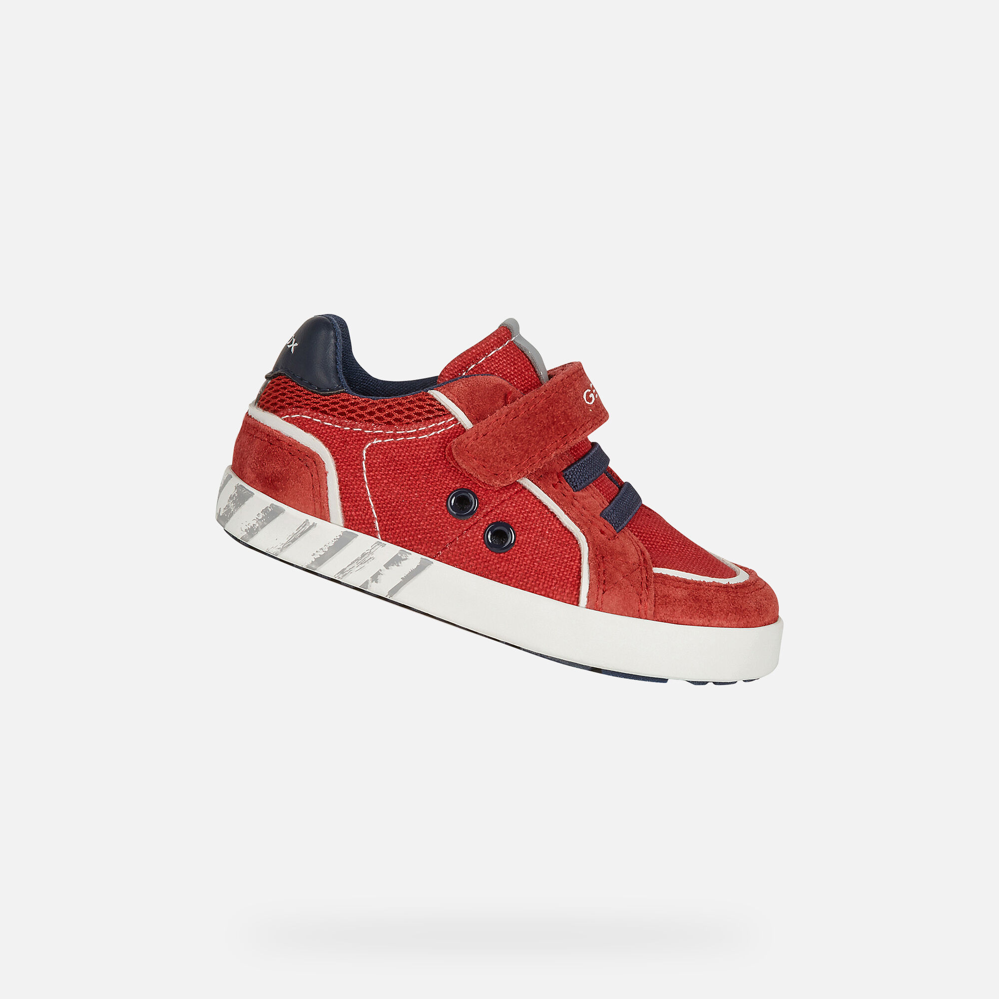 Geox KILWI BABY Boy: Dk Red Sneakers 