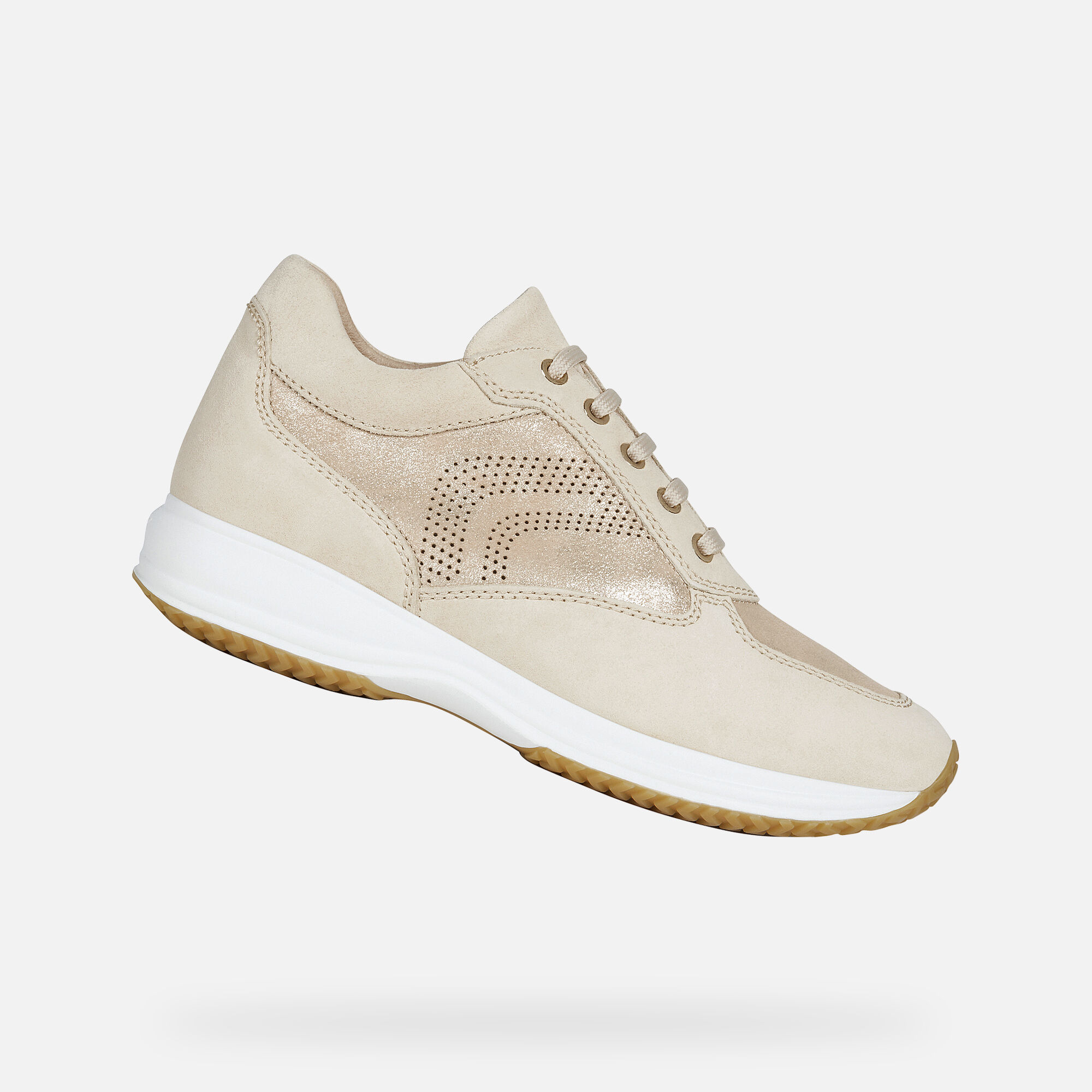 Geox DONNA HAPPY Woman: Sand Sneakers | FW20/21 Geox®