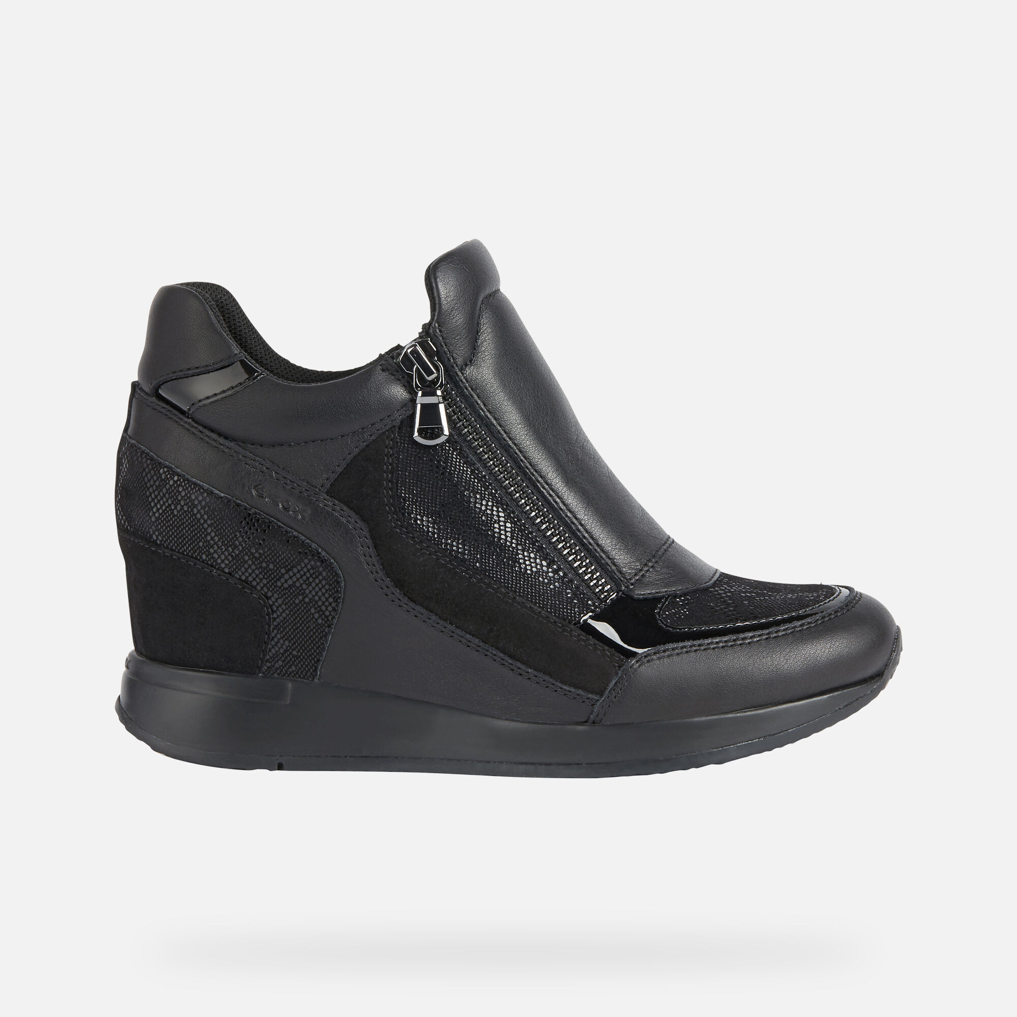 Geox® NYDAME Woman: Black Sneakers 