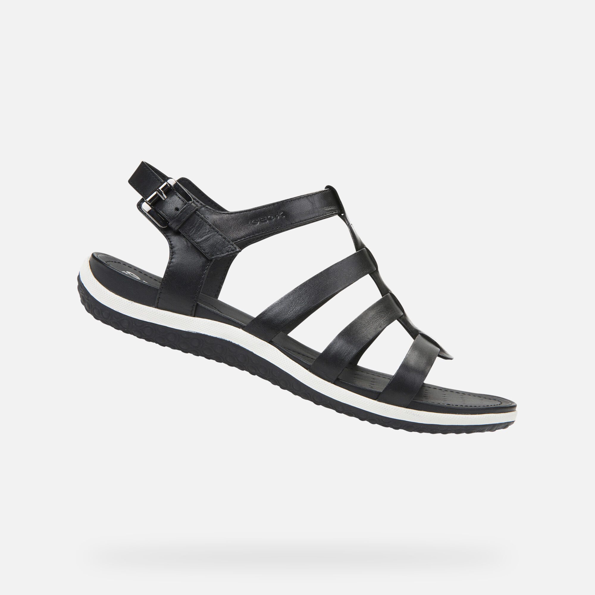 Geox VEGA Woman: Black Sandals | Geox ® Official Store