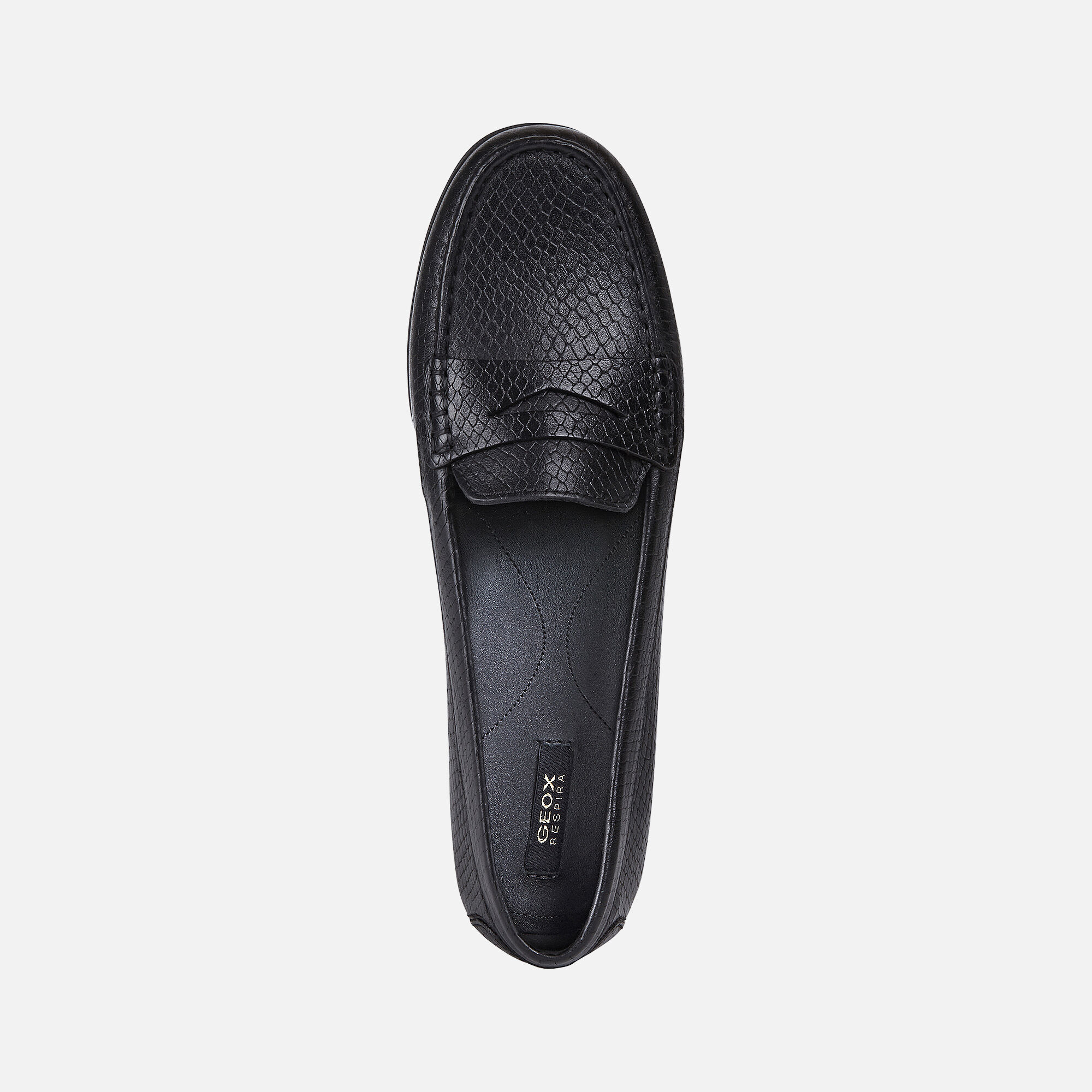 Geox® ELIDIA Woman: Black Loafers 