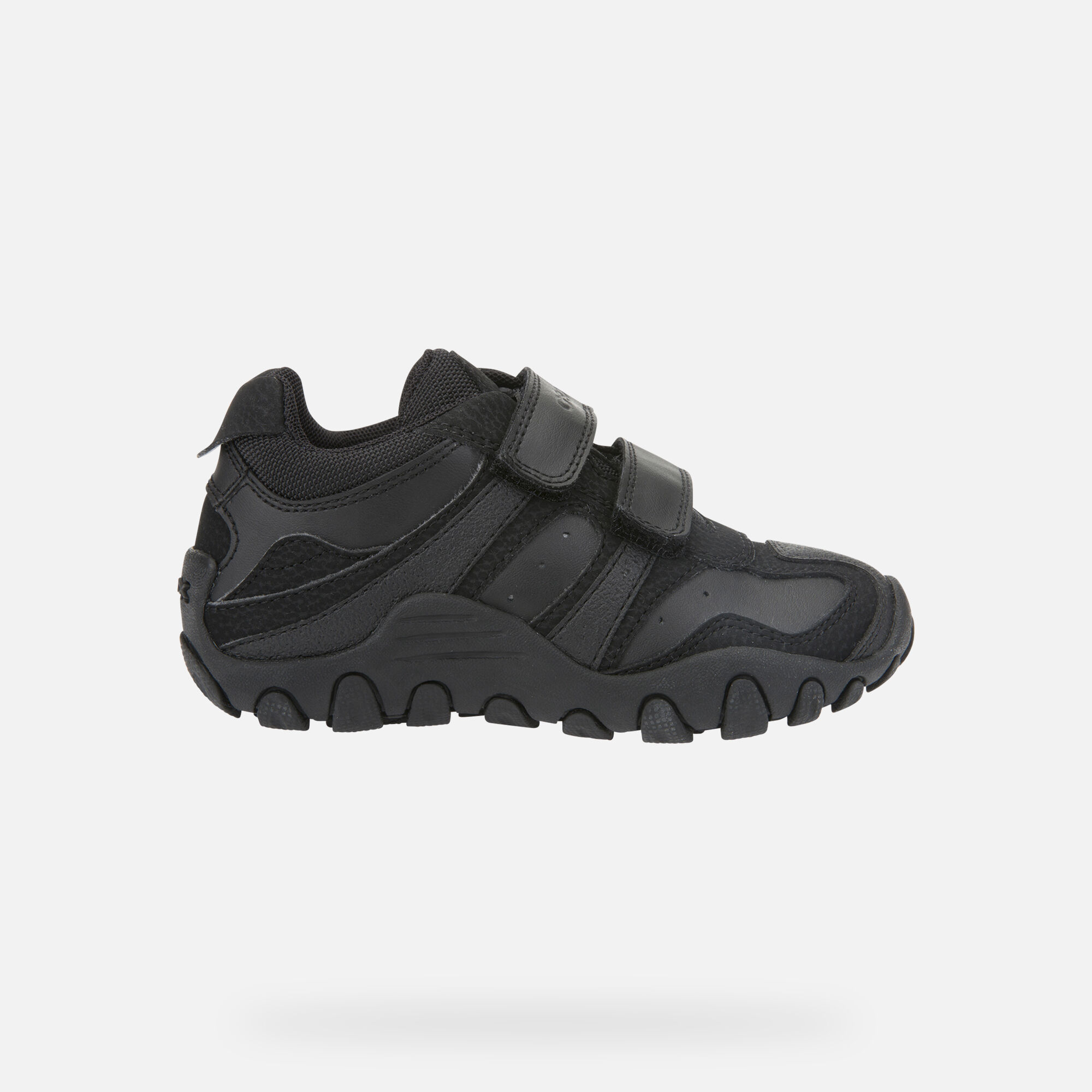 Geox® CRUSH Junior Boy: Black Sneakers 