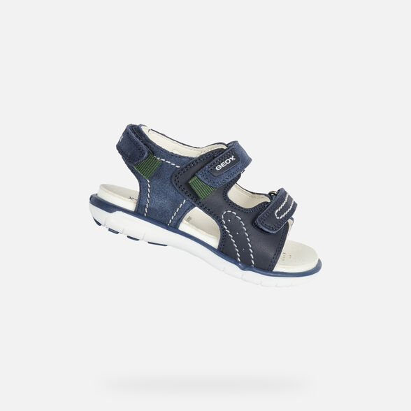 Geox Sandal Delhi Bebe Garcon Sandales Bleu Marine Geox Ss21