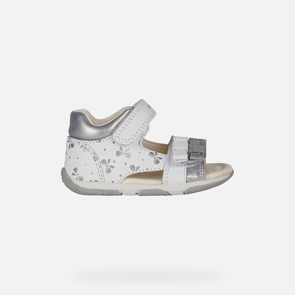 Geox Sandal Tapuz Bebe Fille Premiers Pas Blanc Geox Ss21