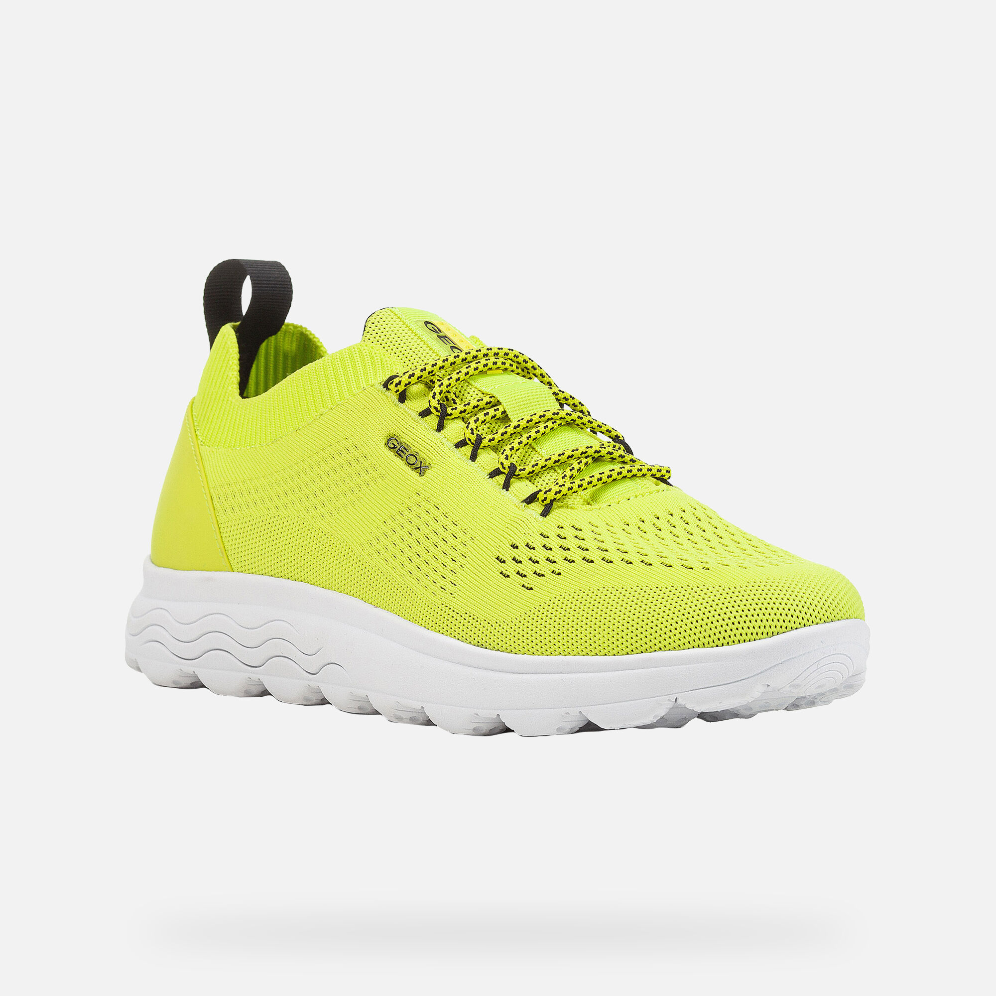 Geox® SPHERICA Man: Fluo Green Sneakers 