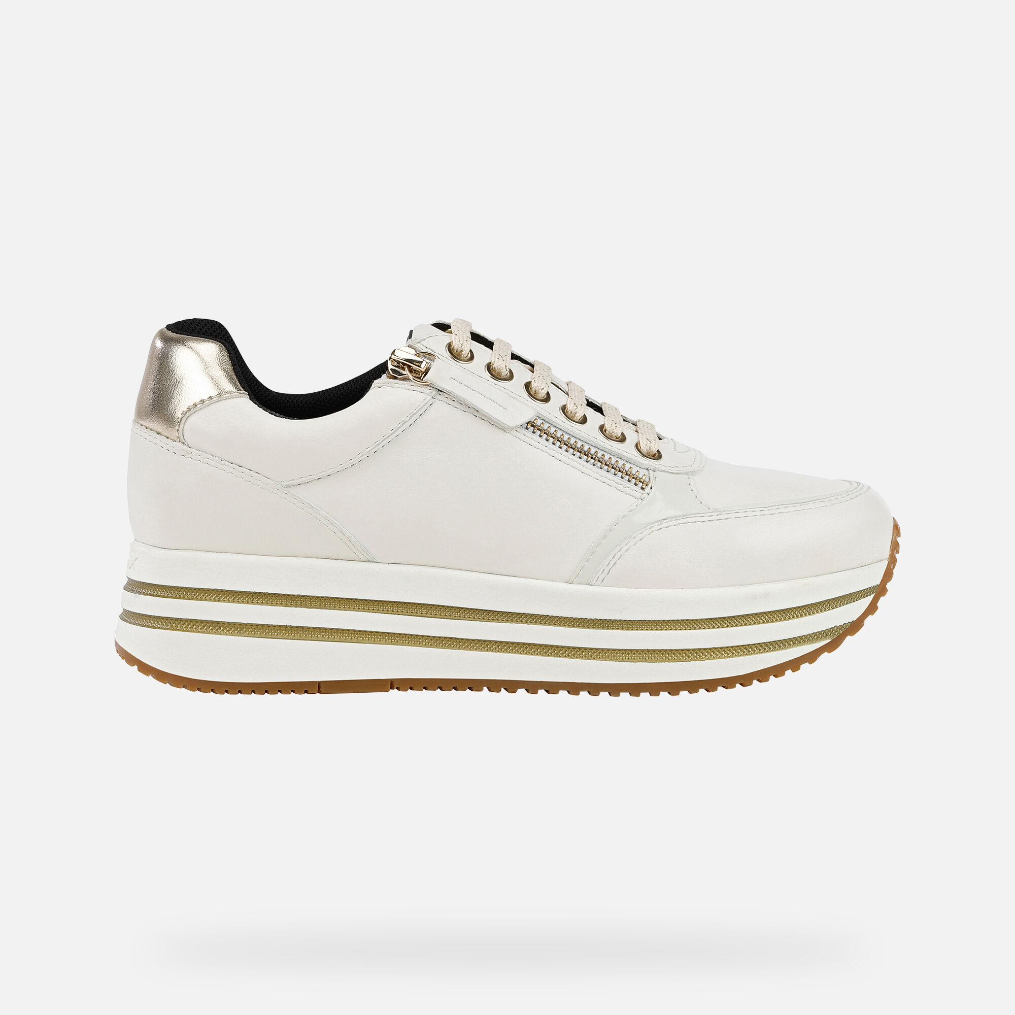 geox gold sneakers