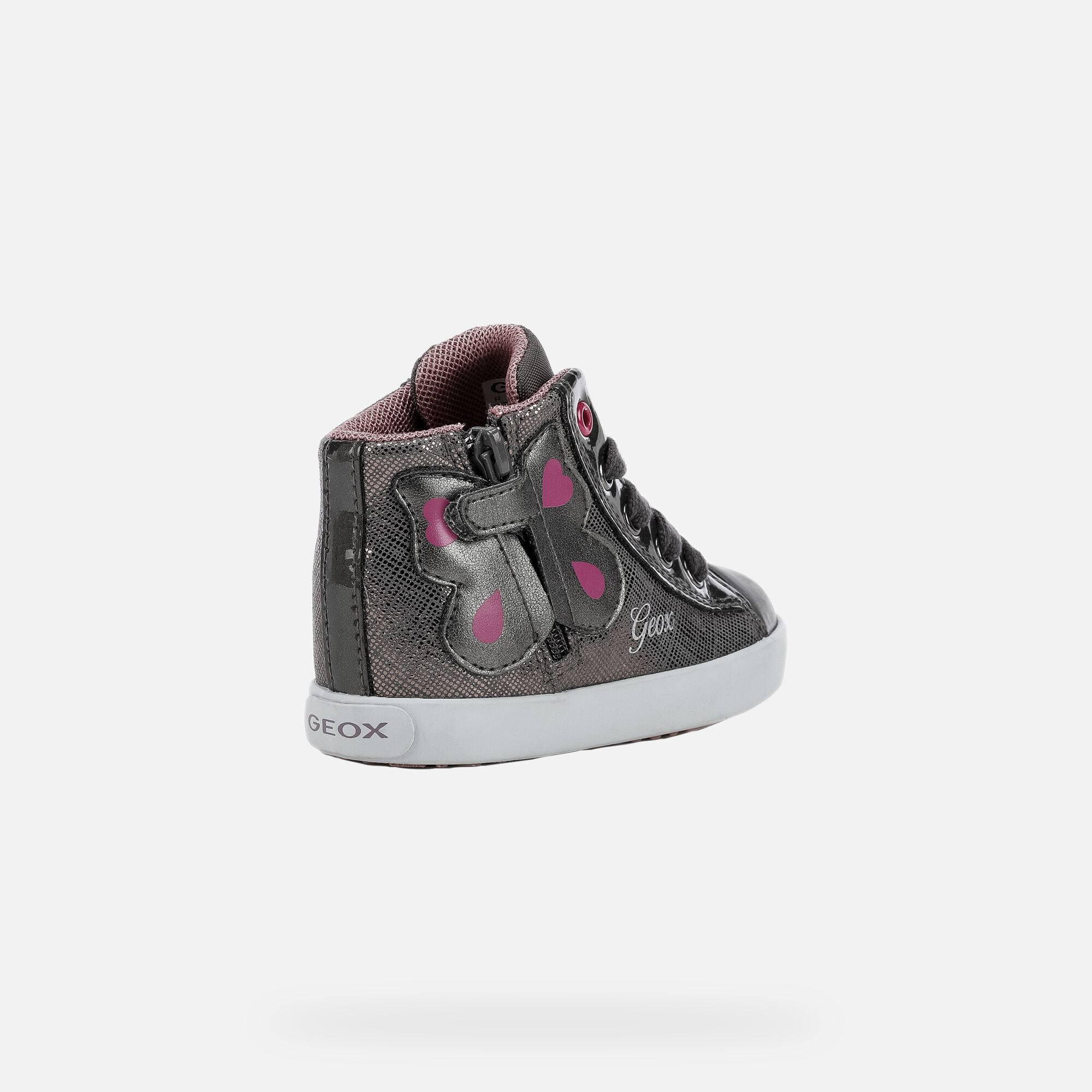 Geox KILWI Baby Girl Grey Sneakers 