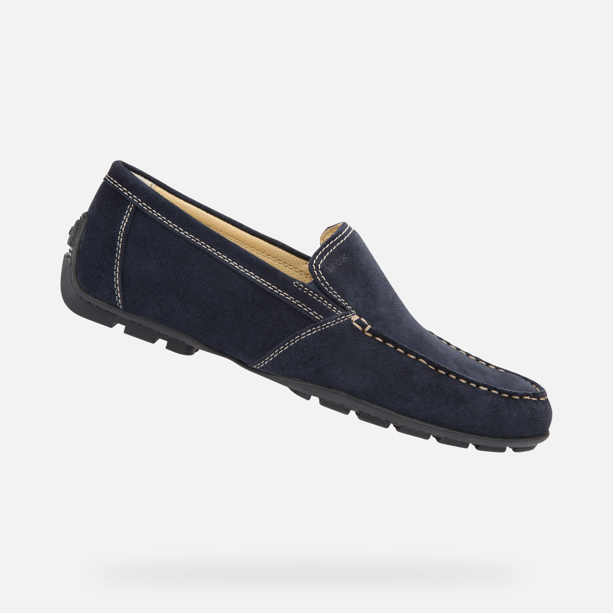 geox blue suede shoes