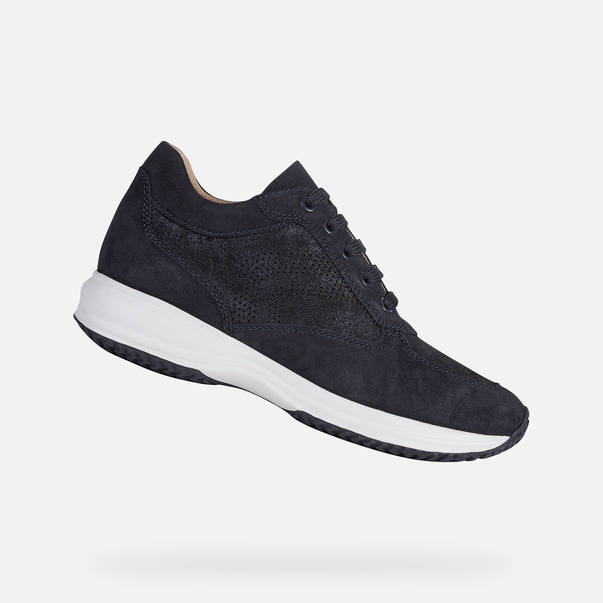 Geox DONNA HAPPY Woman: Navy blue Sneakers | Geox Fall Winter