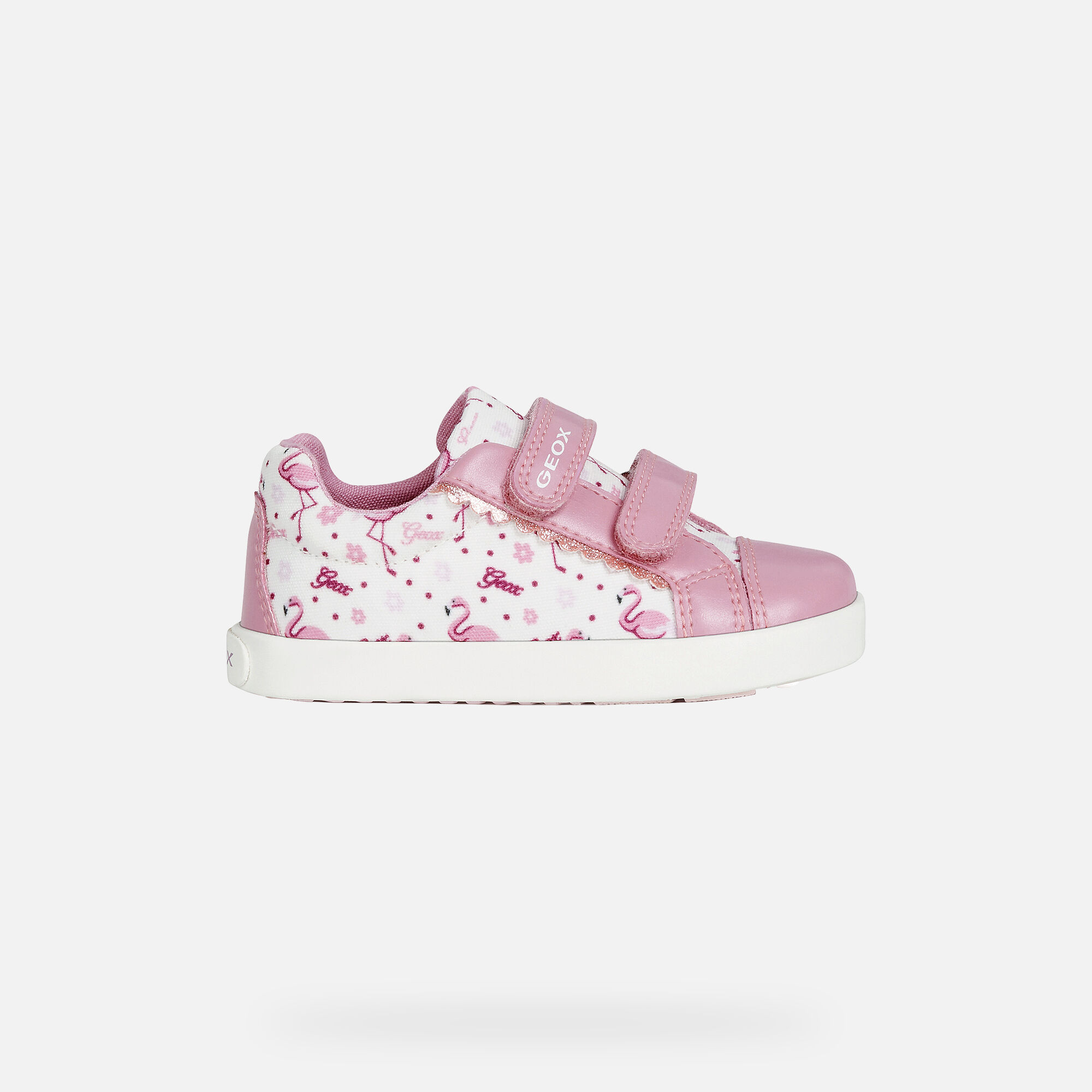 Geox KILWI Baby Girl: White Sneakers 