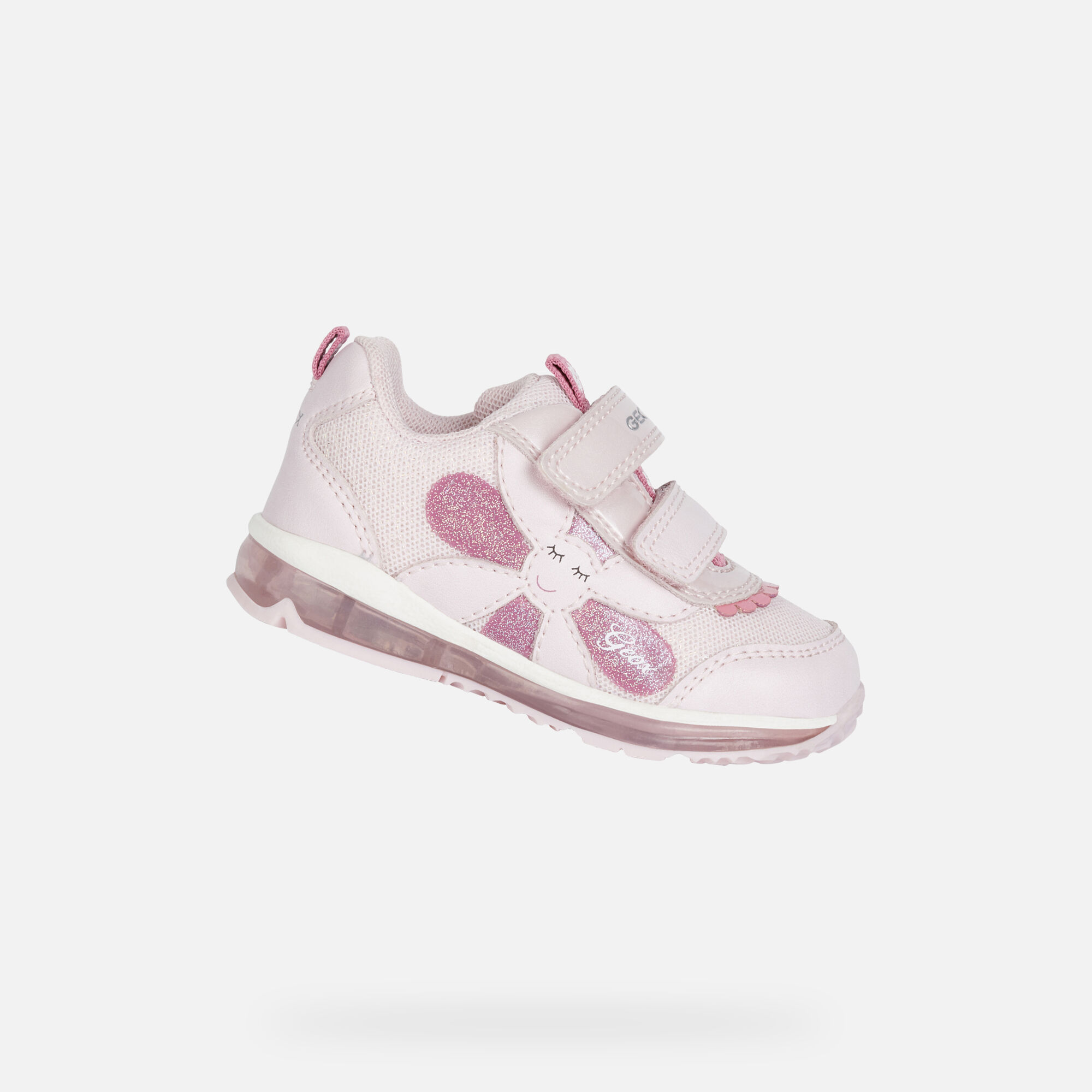 Geox® TODO Baby Girl: Pink Sneakers 
