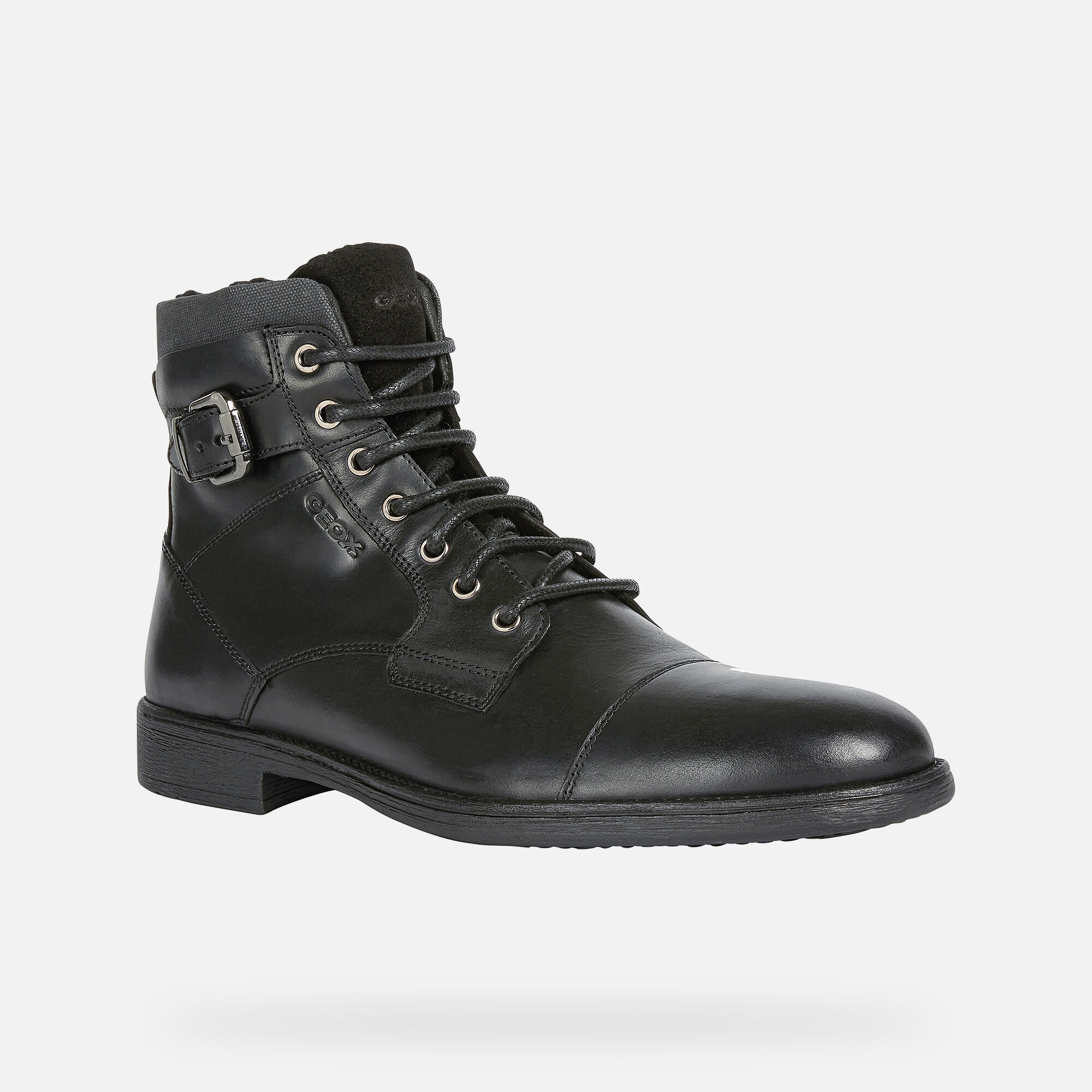 Geox® JAYLON Man: Black Ankle Boots 