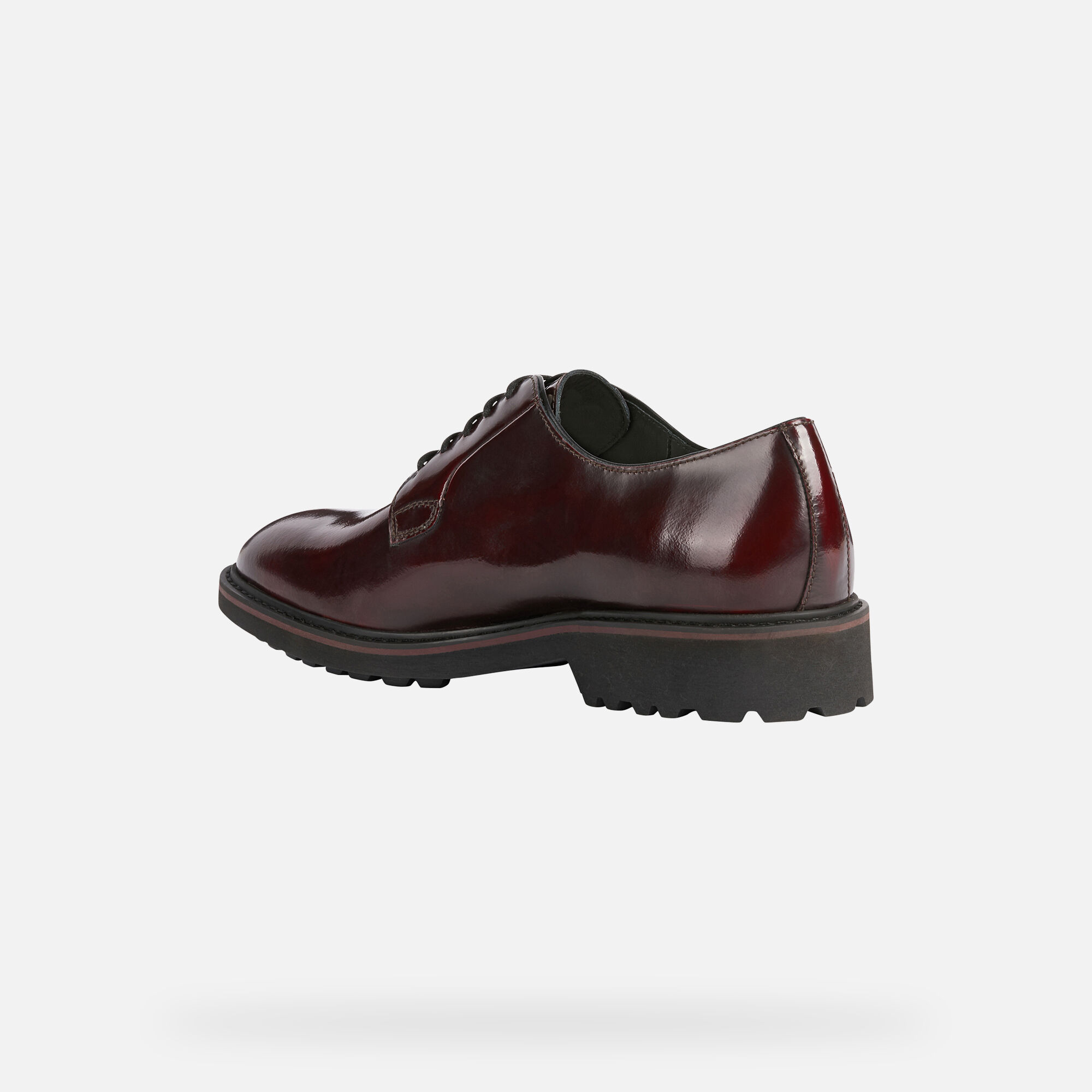 geox burgundy shoes