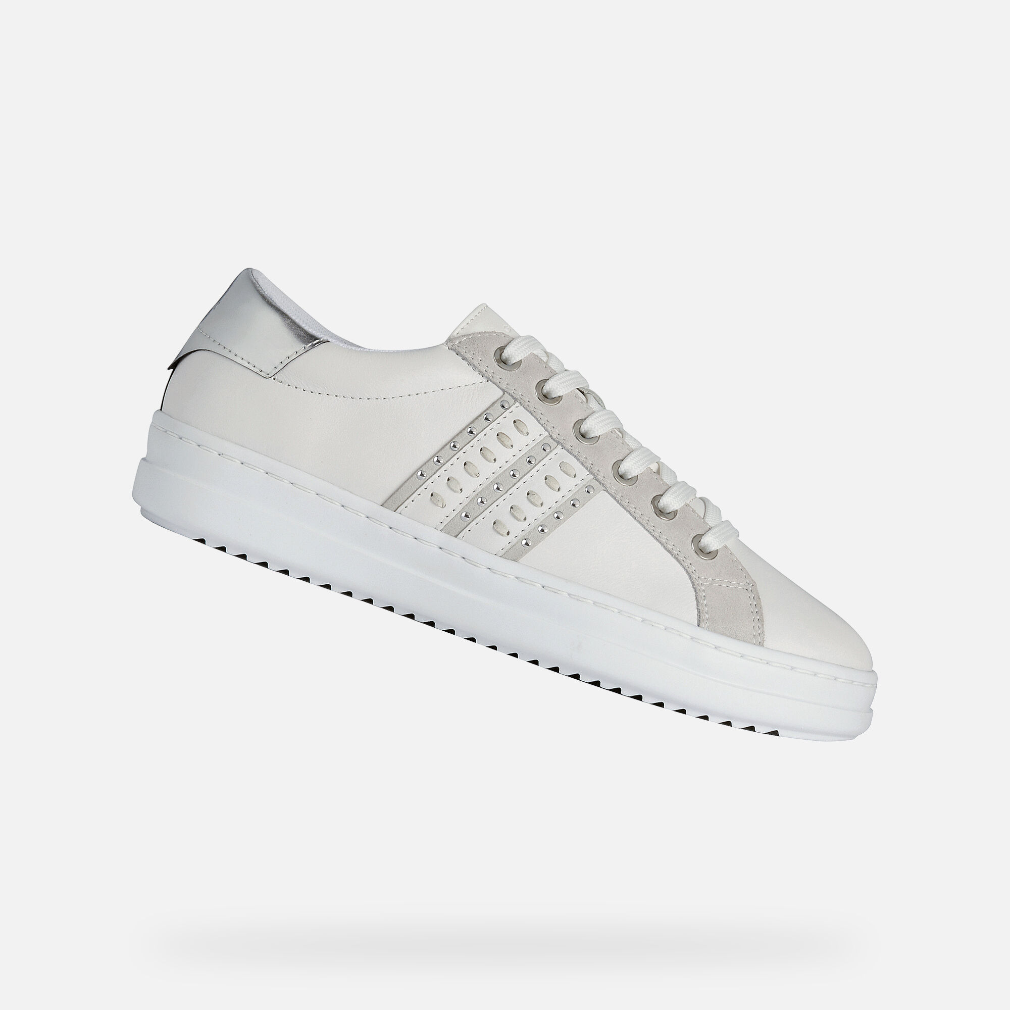 geox white sneakers