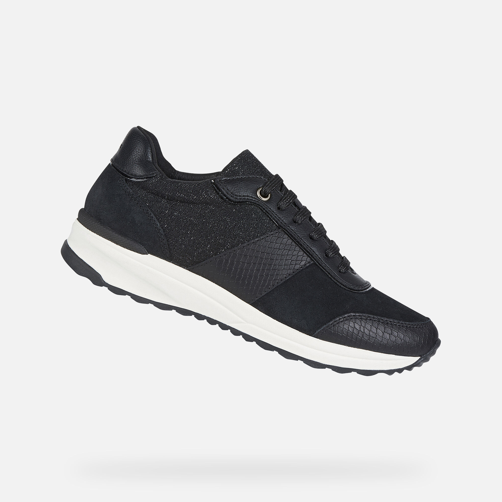 Geox AIRELL Woman: Black Sneakers 