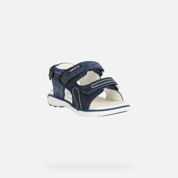 Geox Sandal Delhi Bebe Garcon Sandales Bleu Marine Geox Ss21