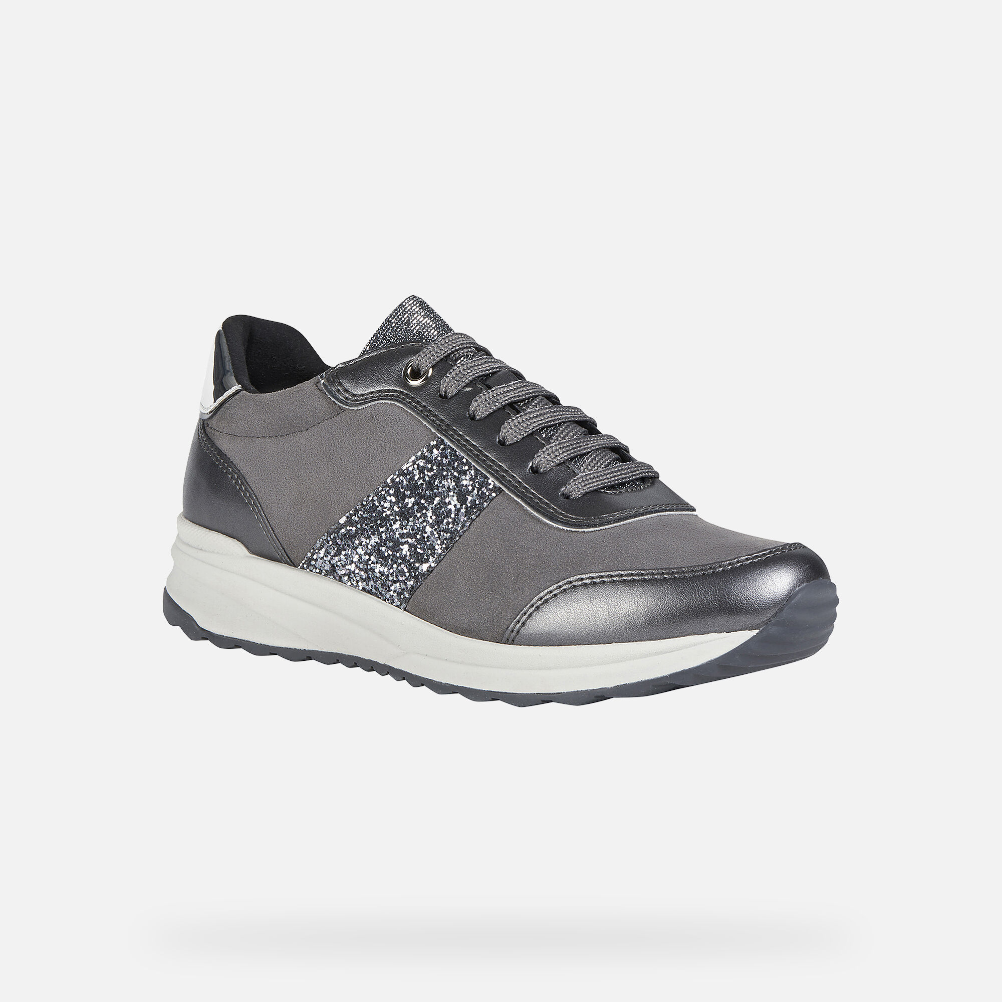 Geox® AIRELL Woman: Dark grey Sneakers 