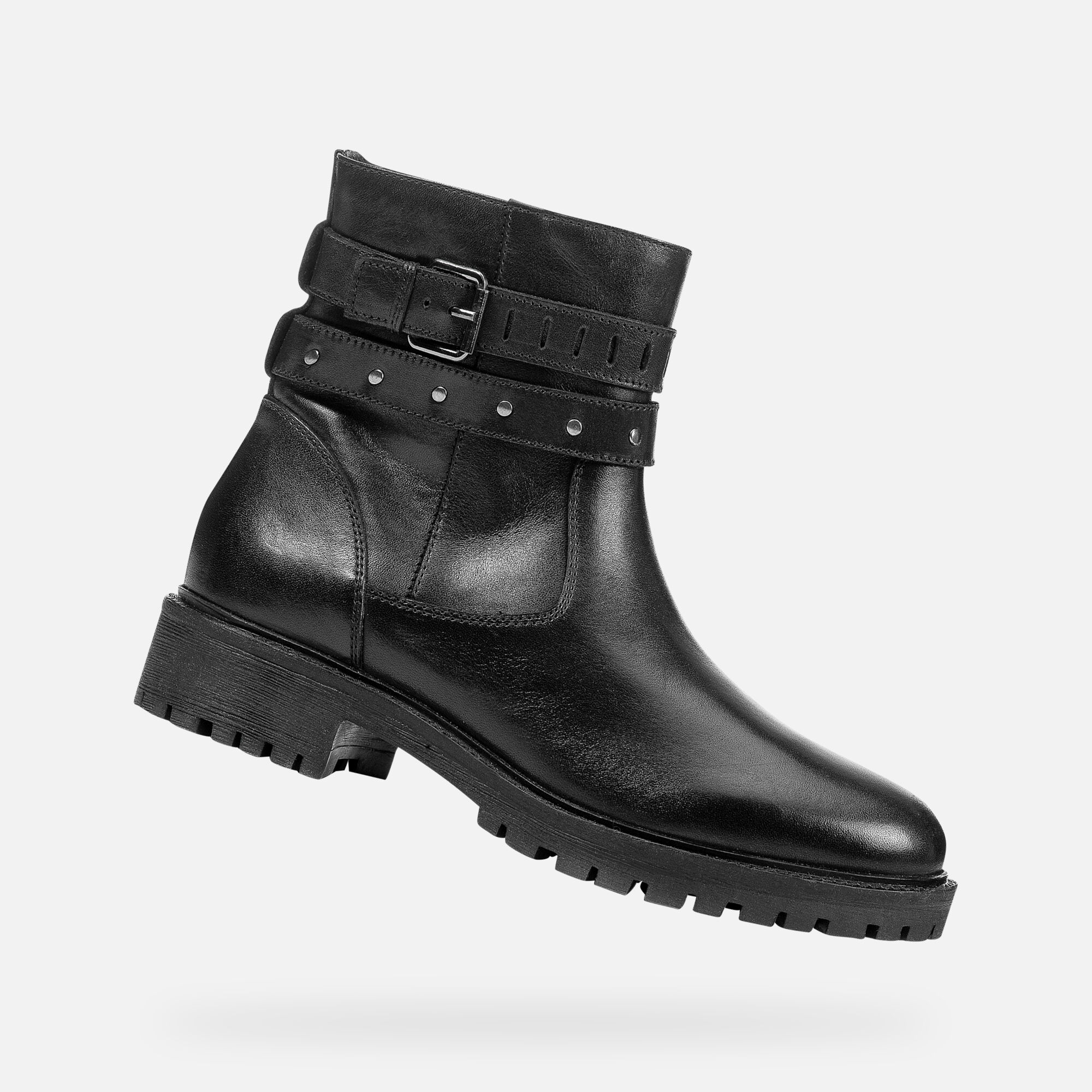 Geox® HOARA Woman: Black Ankle Boots 