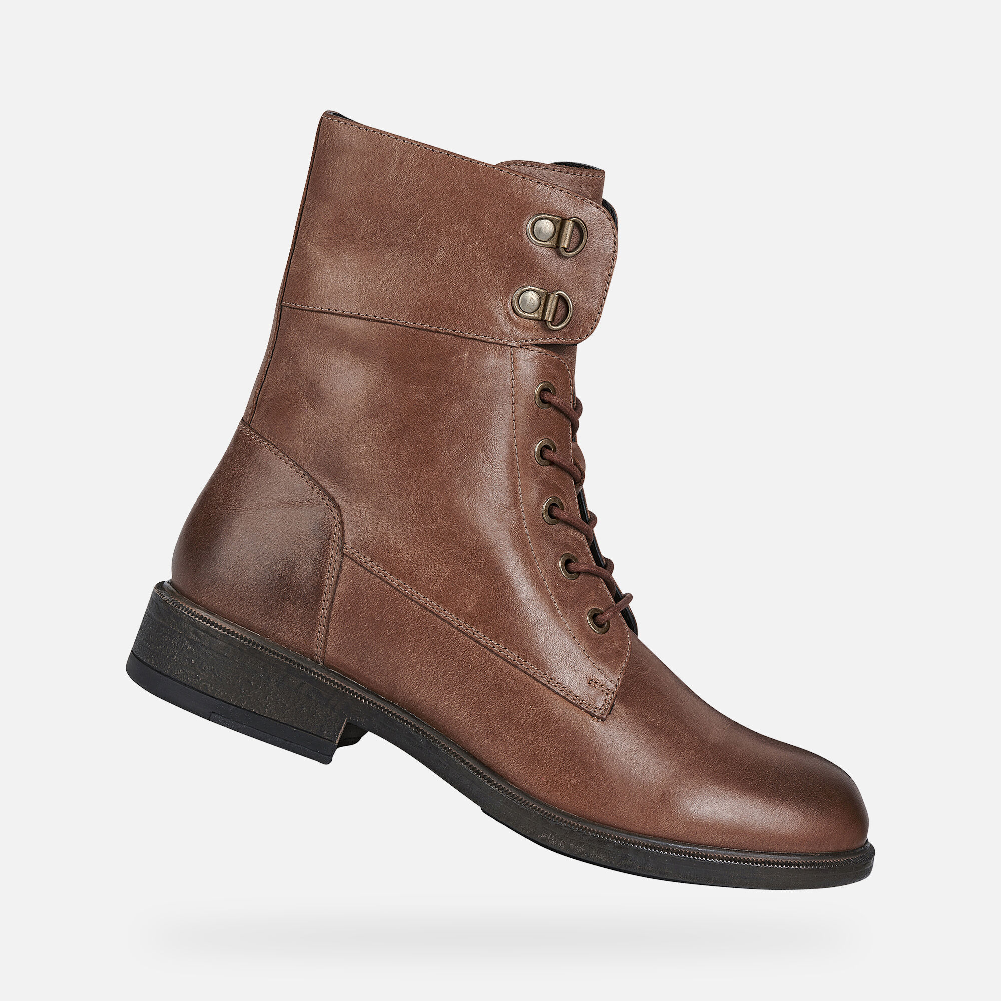Geox CATRIA Woman: Chestnut Ankle Boots 