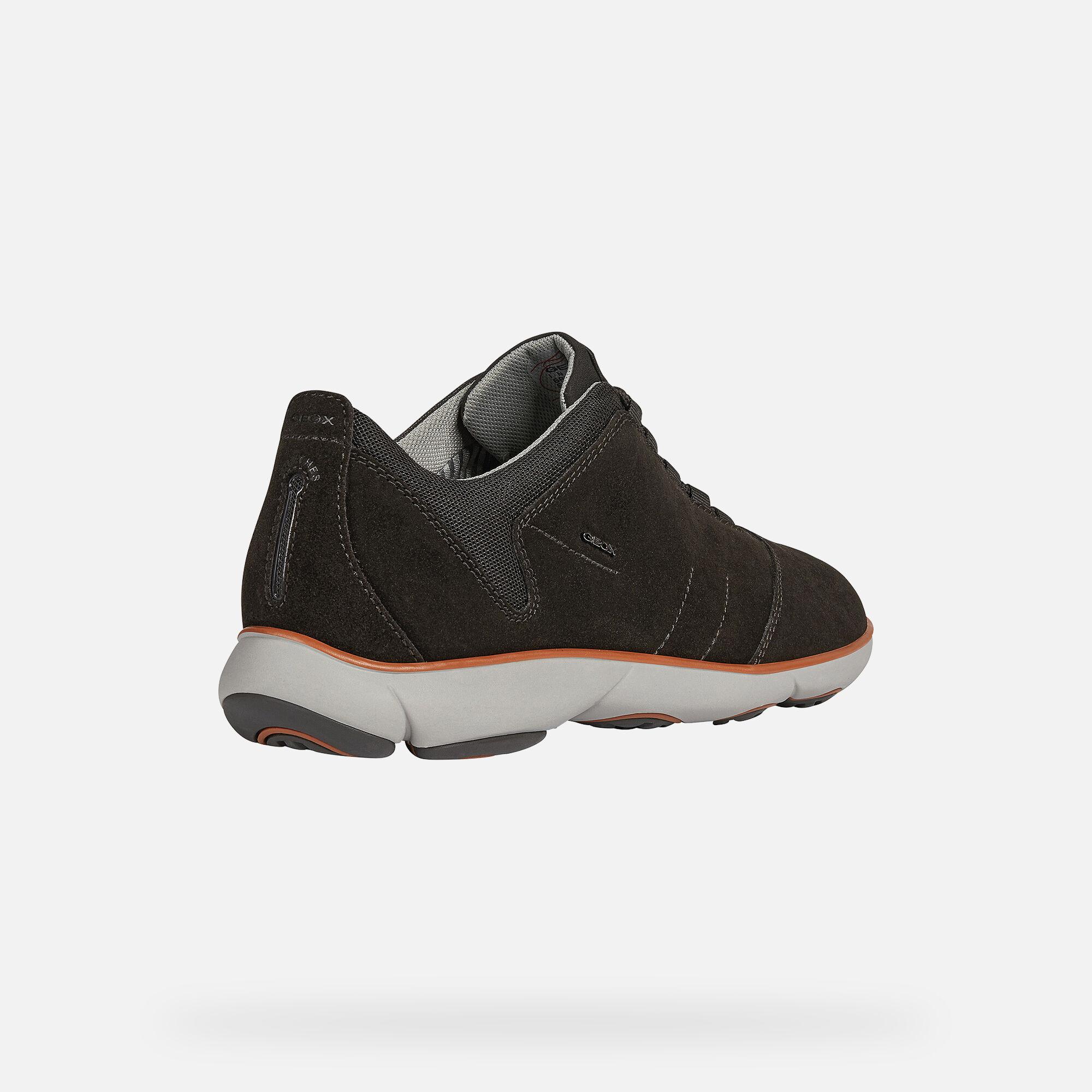 Geox® NEBULA Man: Dark Coffee Sneakers 