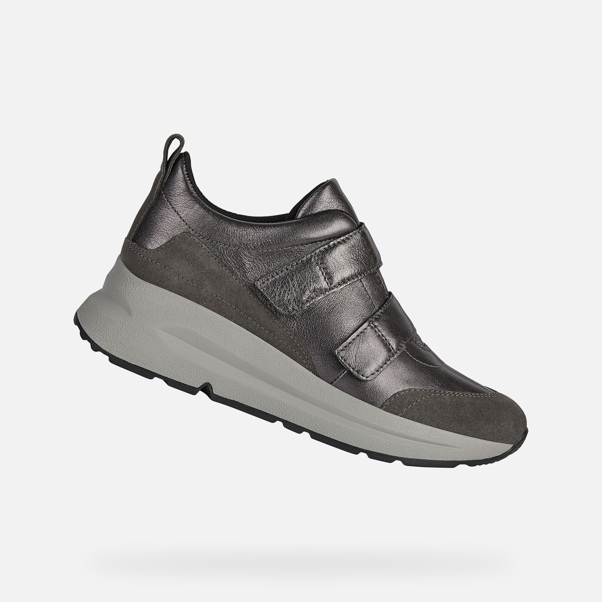 Geox® BACKSIE Woman: Dark grey Sneakers 