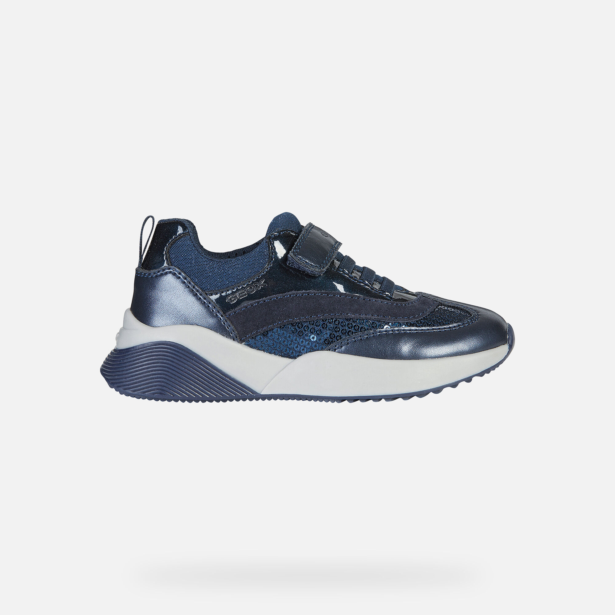girls navy blue sneakers