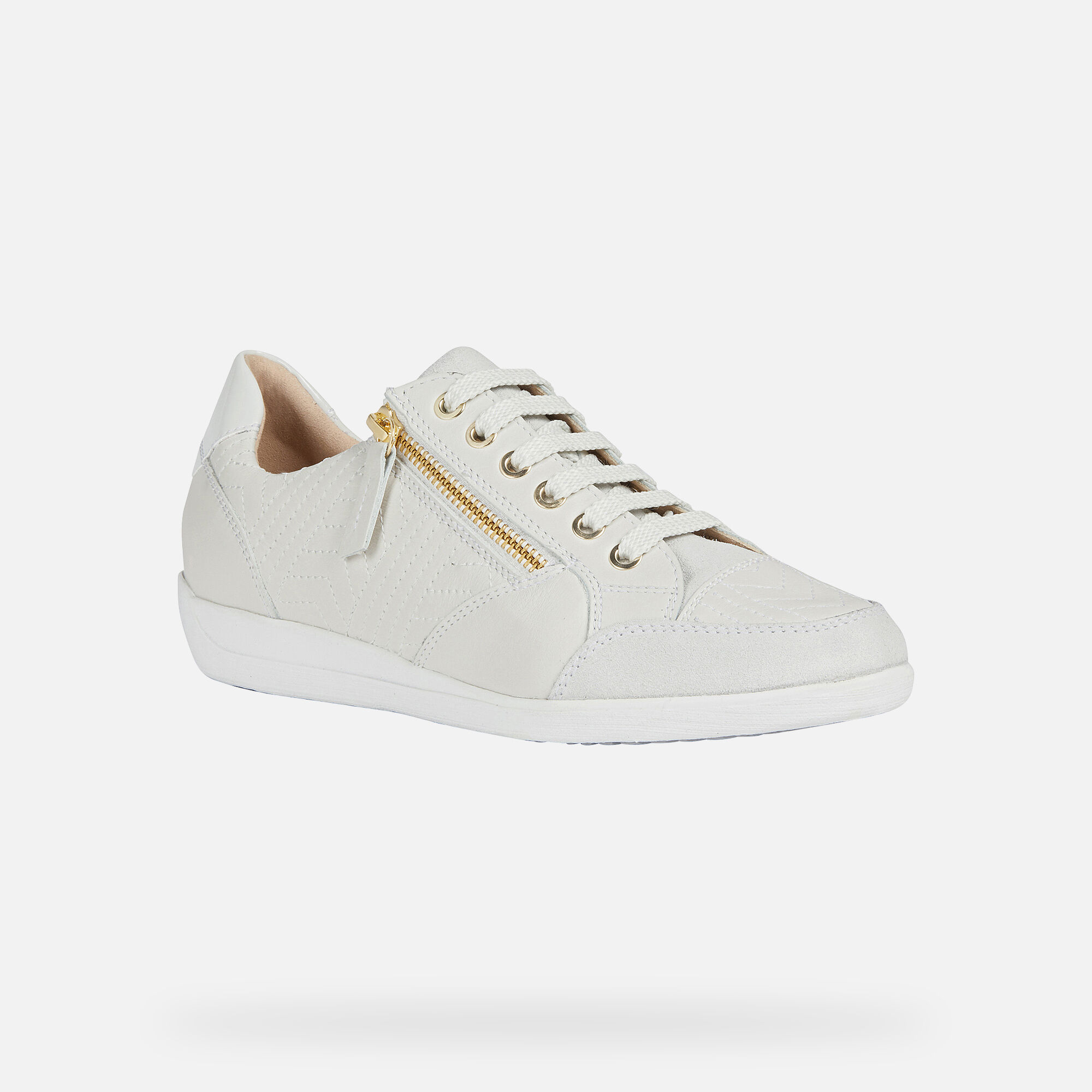 geox white trainers