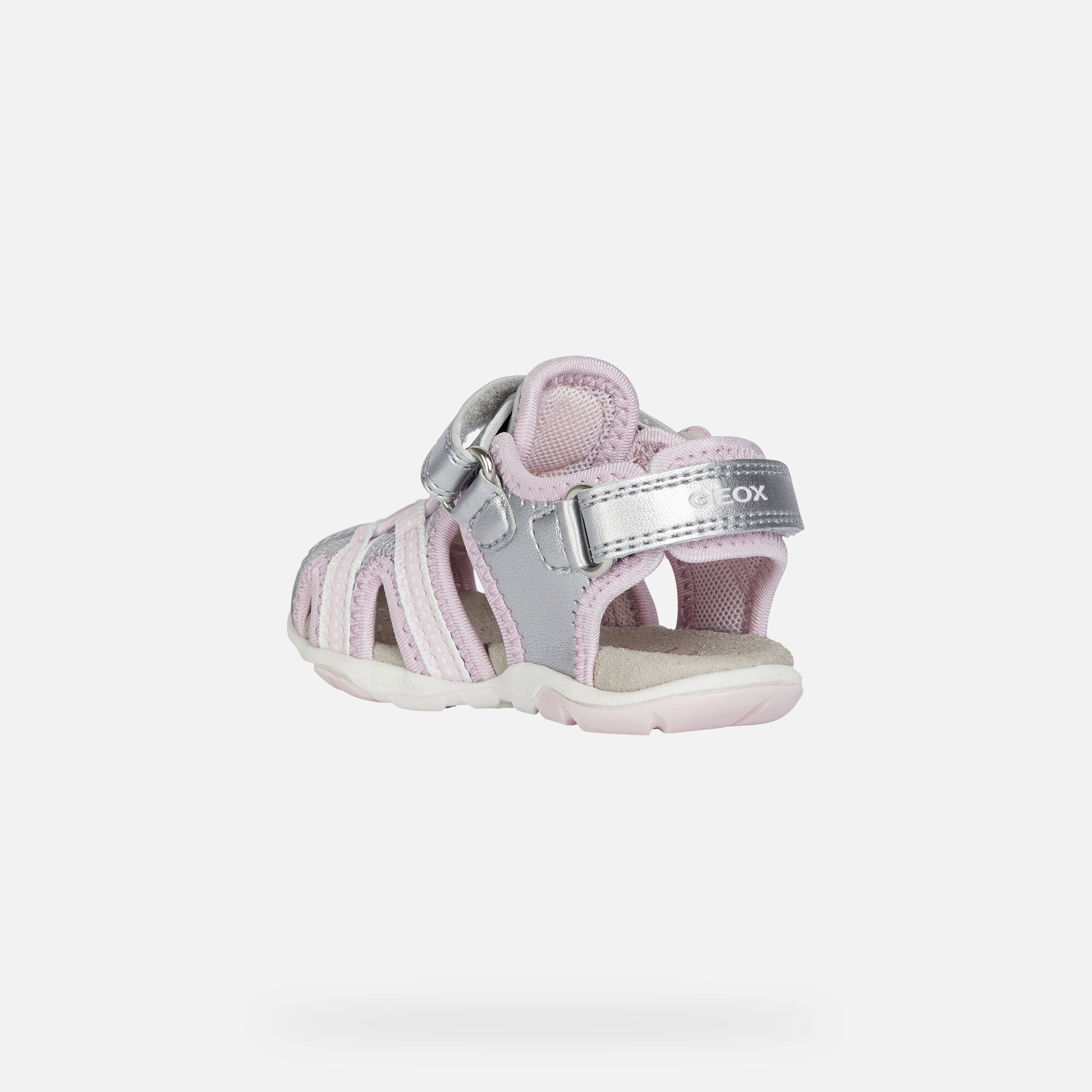 Geox® AGASI Baby Girl Silver Sandals 