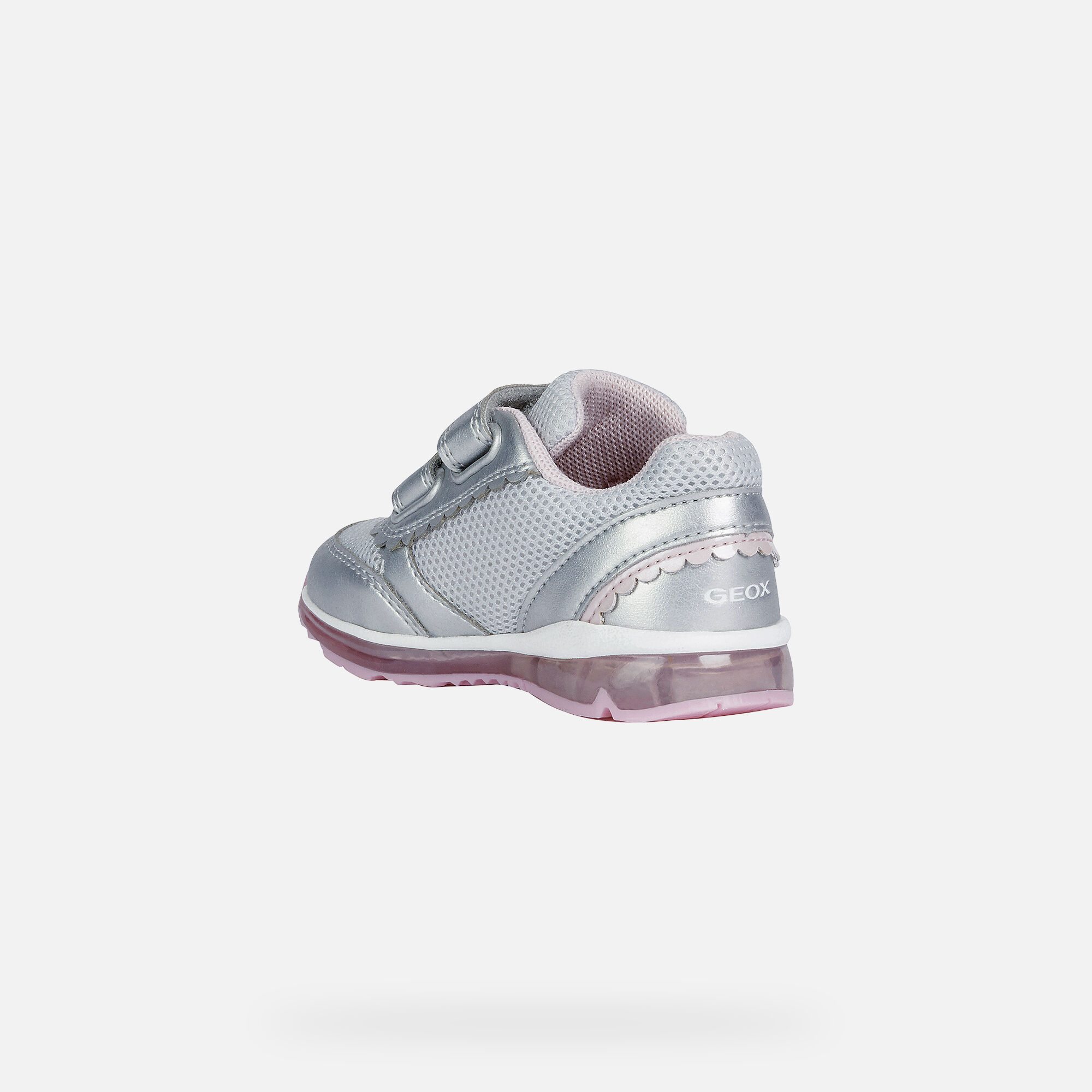 geox silver trainers