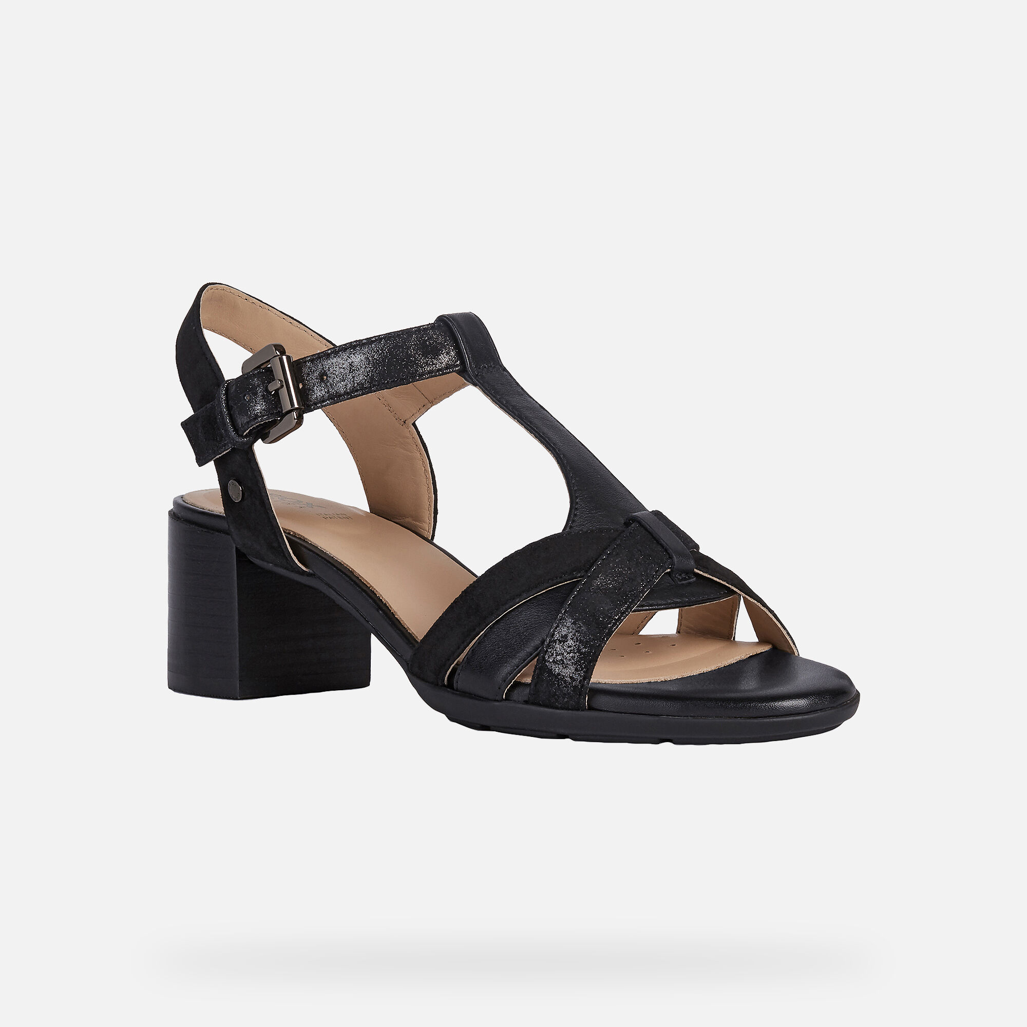 Geox MARYKARMEN Woman: Black Sandals | Geox Spring/Summer