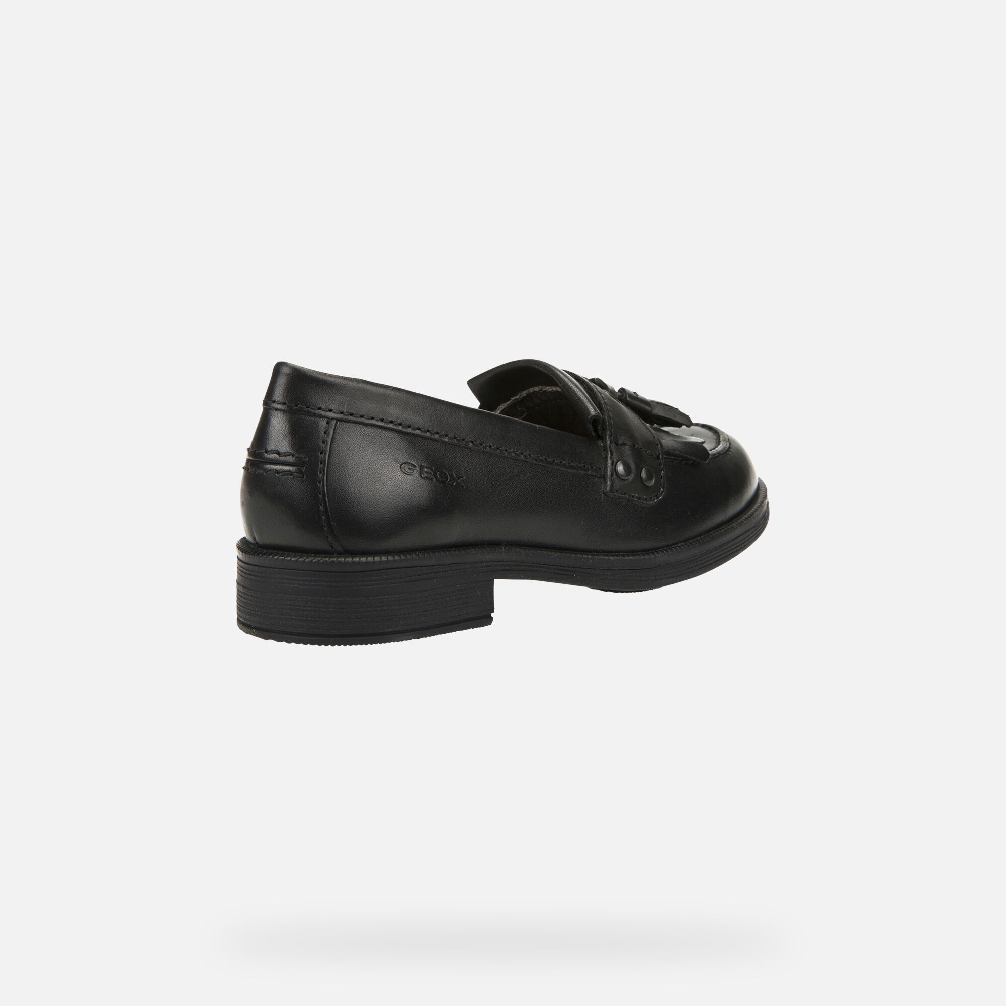 Geox AGATA Junior Girl: Black Loafers 