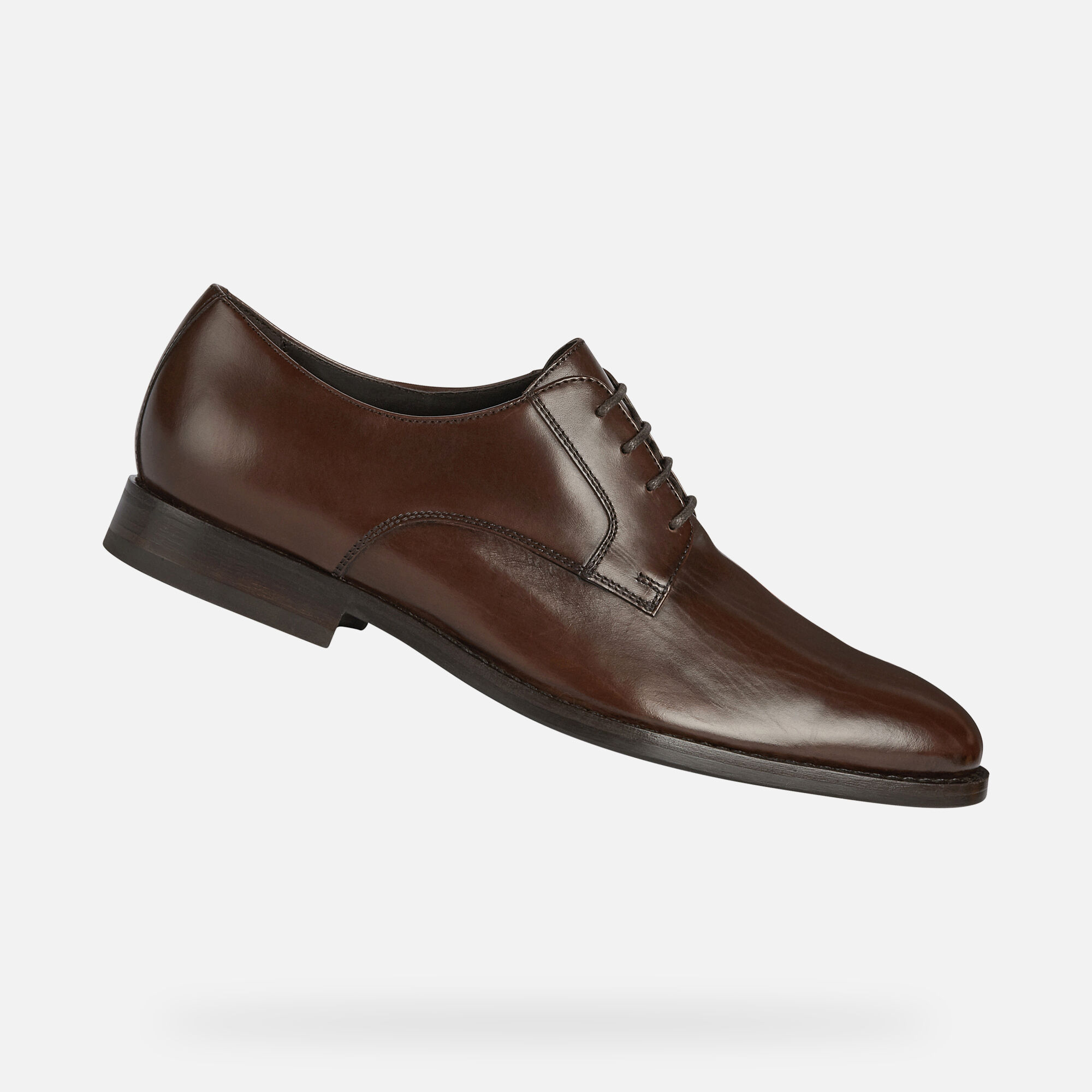 Geox® HAMPSTEAD Man: Dark Brown Shoes 