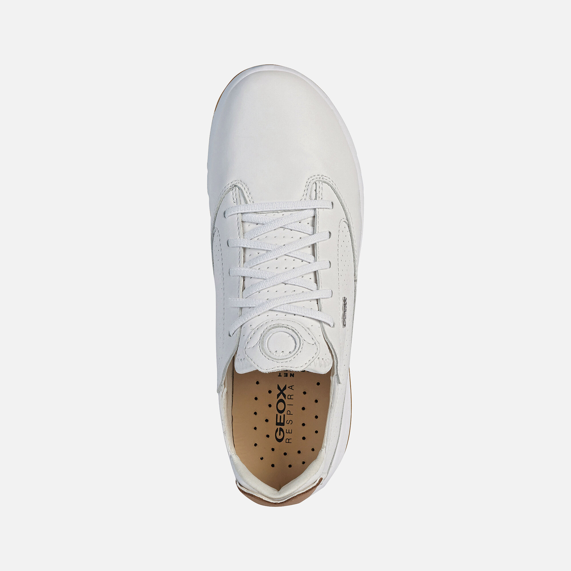 Geox® AERANTIS Woman: White Sneakers 