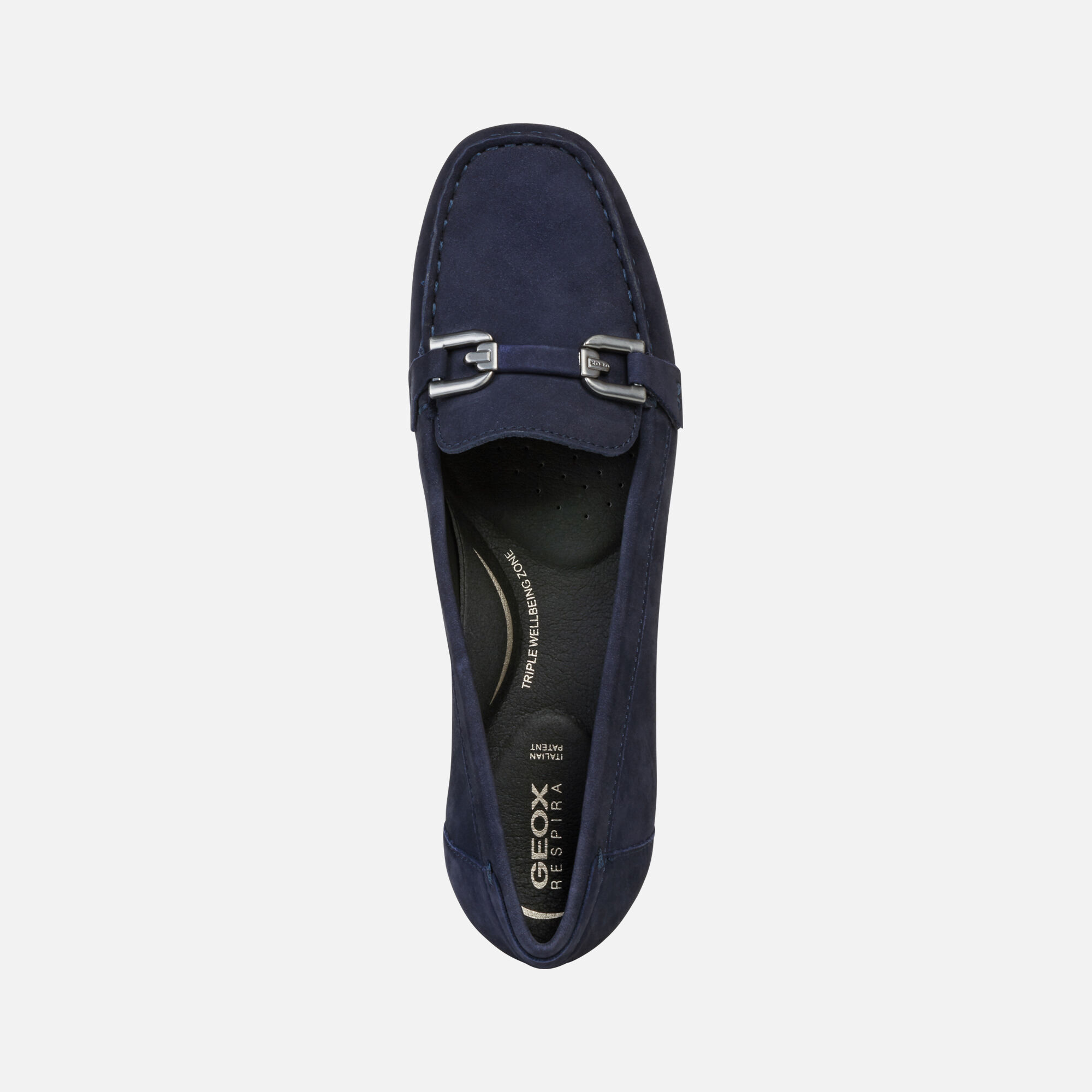 Geox ANNYTAH MOC Woman: Blue Loafers 