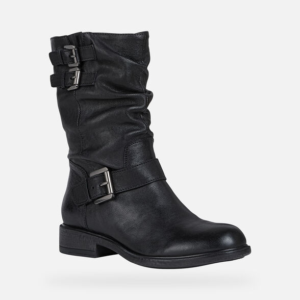 Geox CATRIA Woman: Black Ankle Boots | Geox® FW20/21