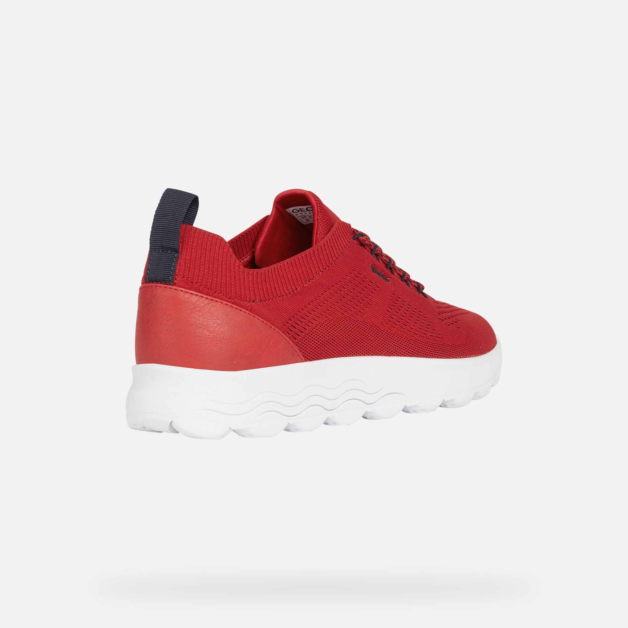Geox® SPHERICA Man: Red Sneakers | Geox®