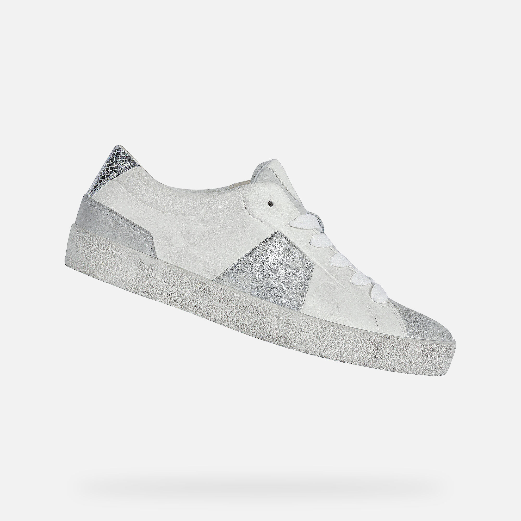 geox sneakers argento